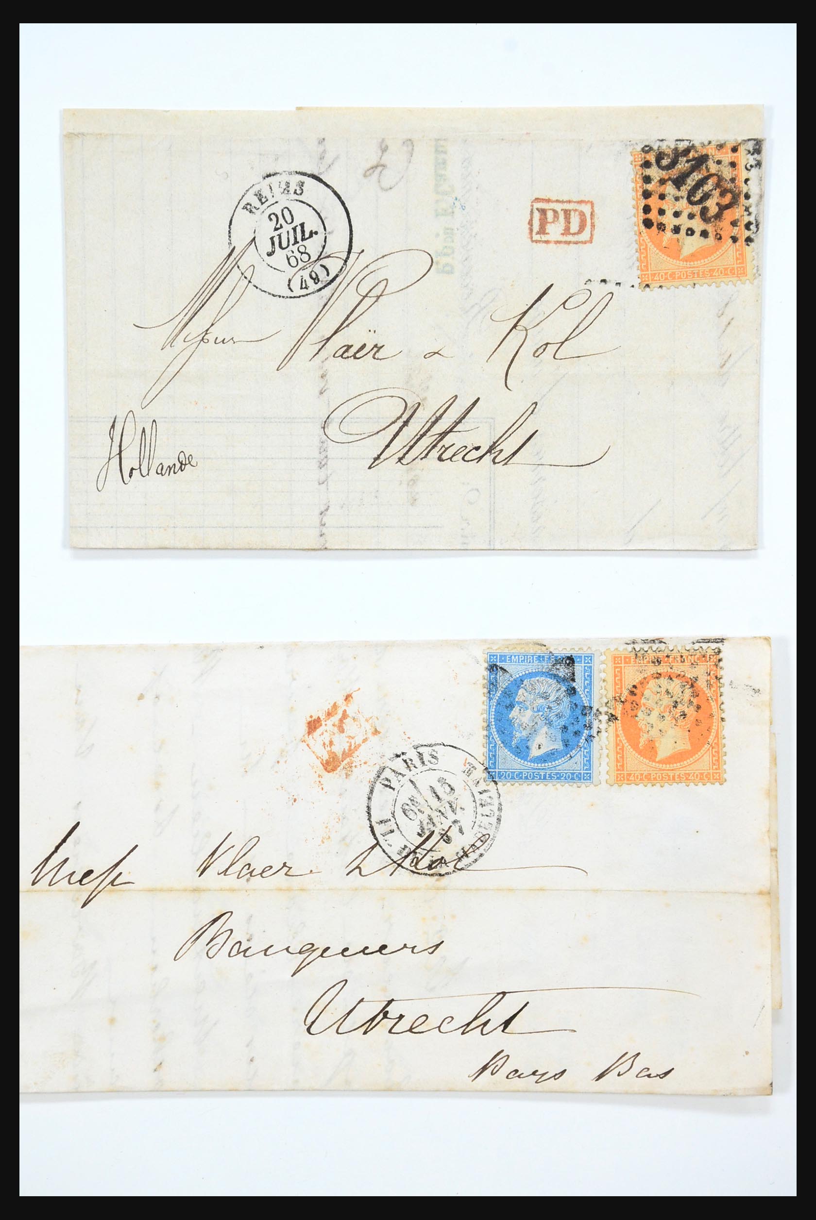 31359 0005 - 31359 Frankrijk en koloniën brieven 1770-1960.