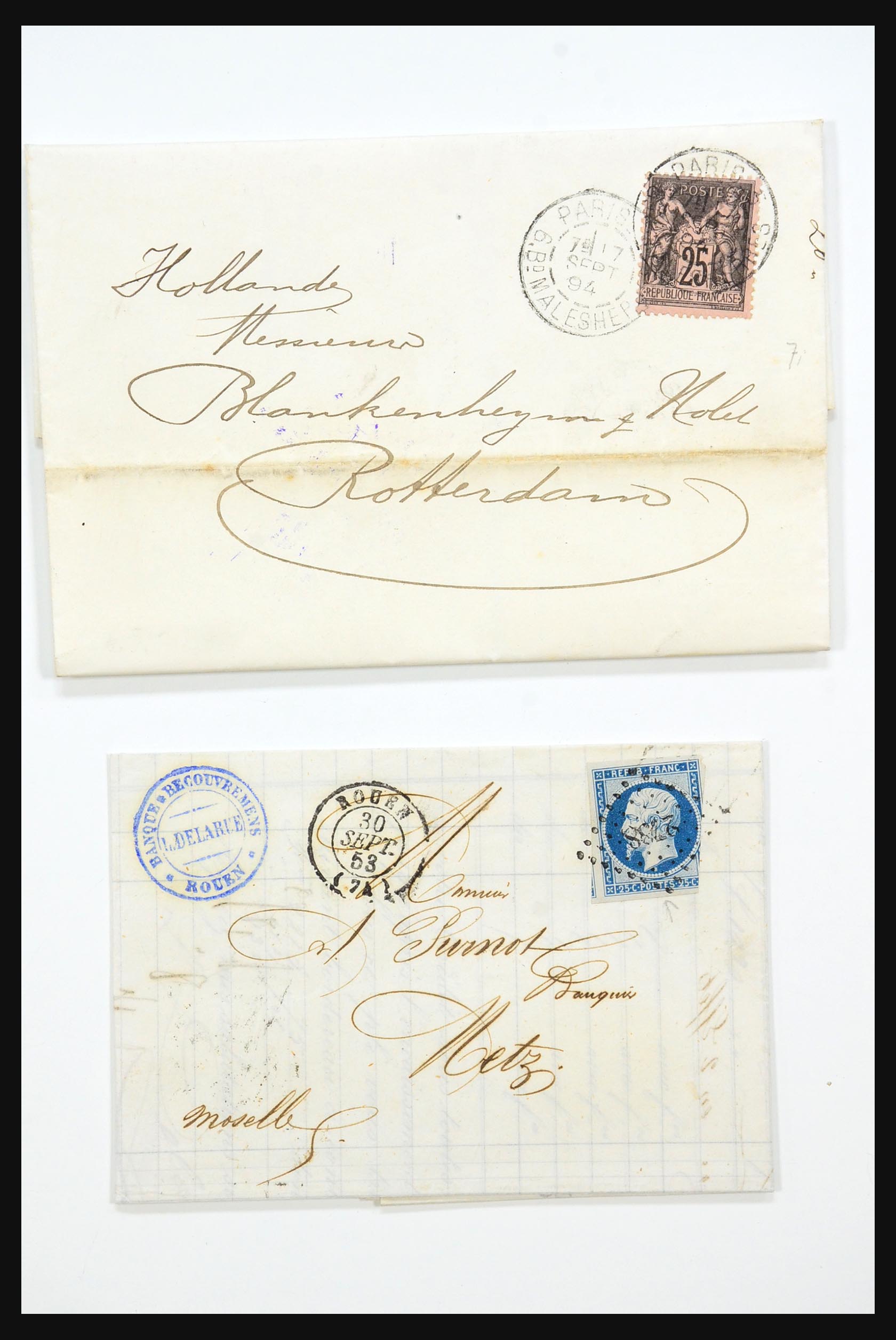 31359 0018 - 31359 Frankrijk en koloniën brieven 1770-1960.