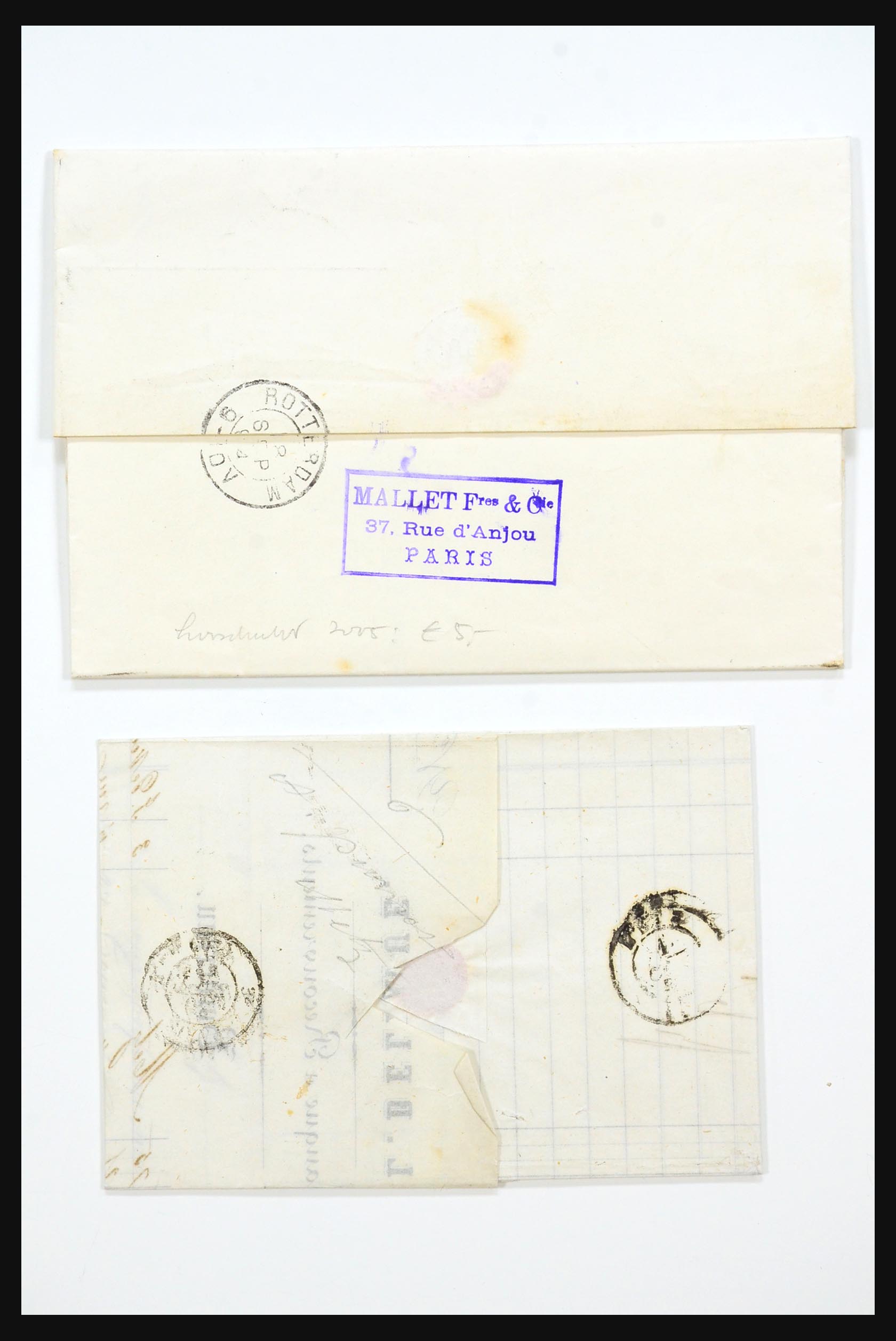 31359 0019 - 31359 Frankrijk en koloniën brieven 1770-1960.