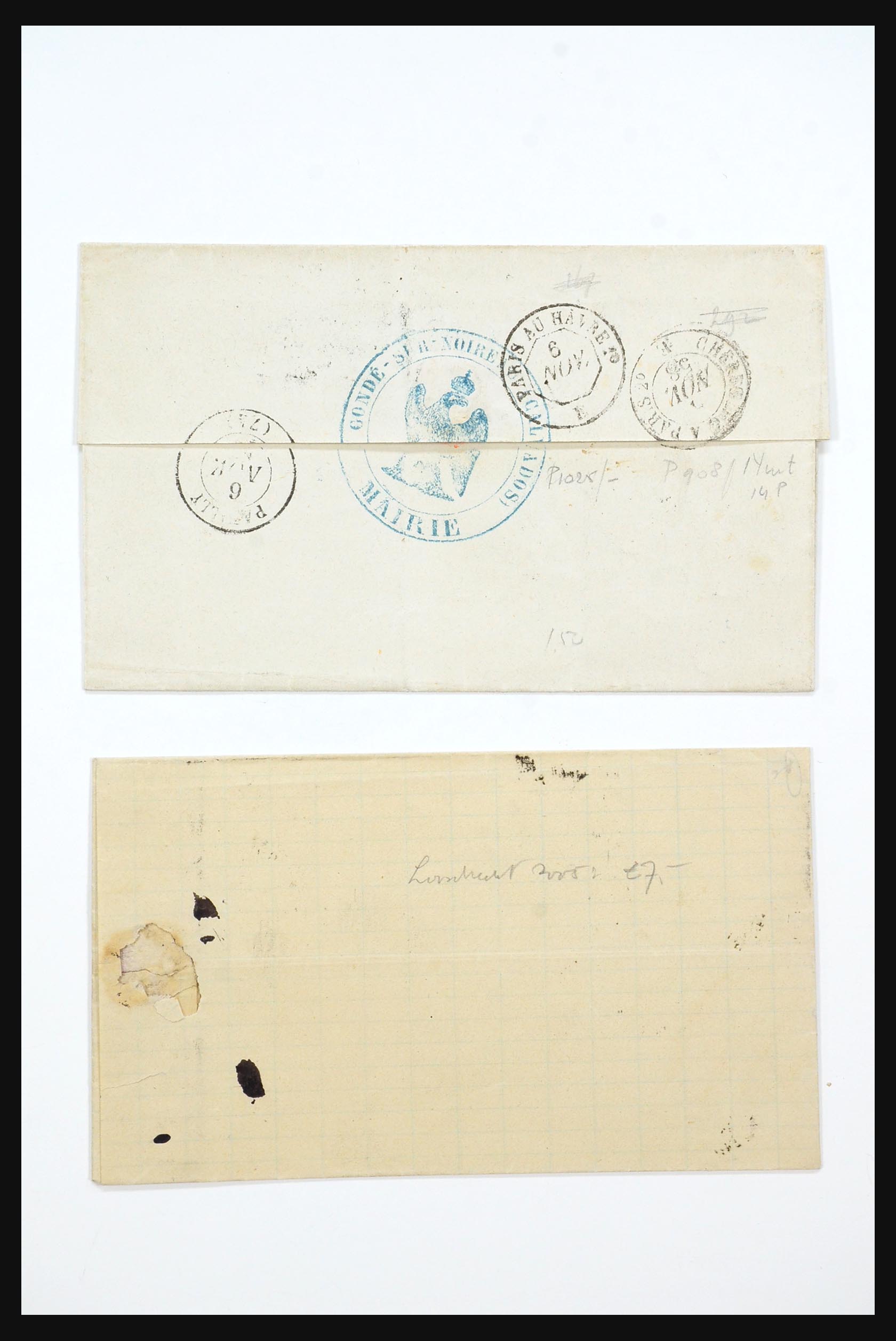 31359 0021 - 31359 Frankrijk en koloniën brieven 1770-1960.