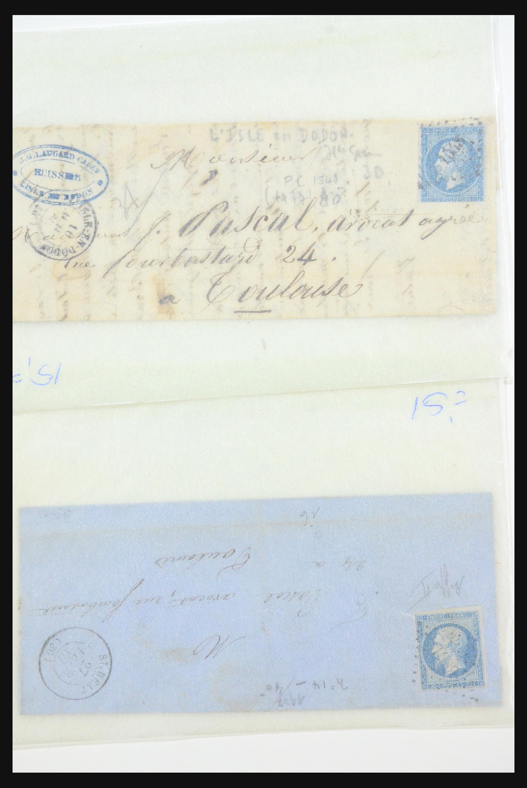 31359 0030 - 31359 Frankrijk en koloniën brieven 1770-1960.