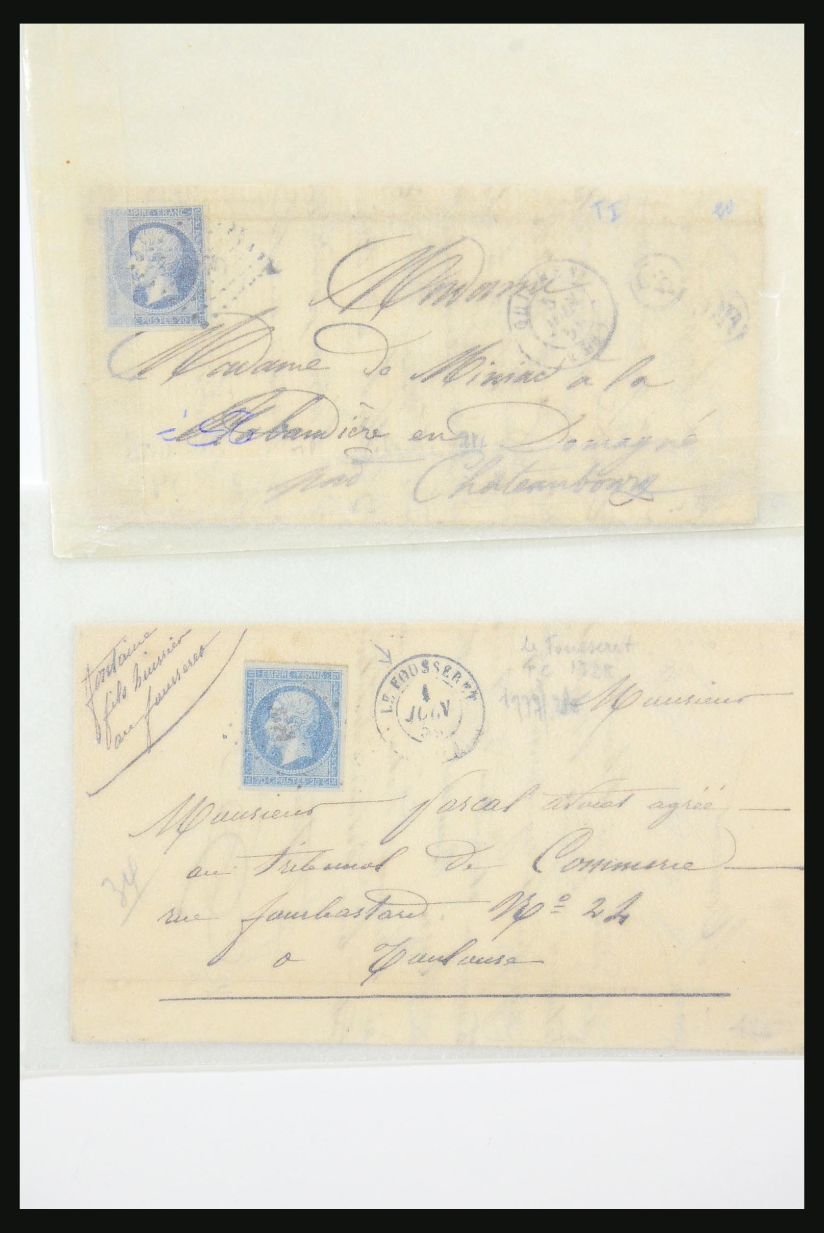 31359 0032 - 31359 Frankrijk en koloniën brieven 1770-1960.