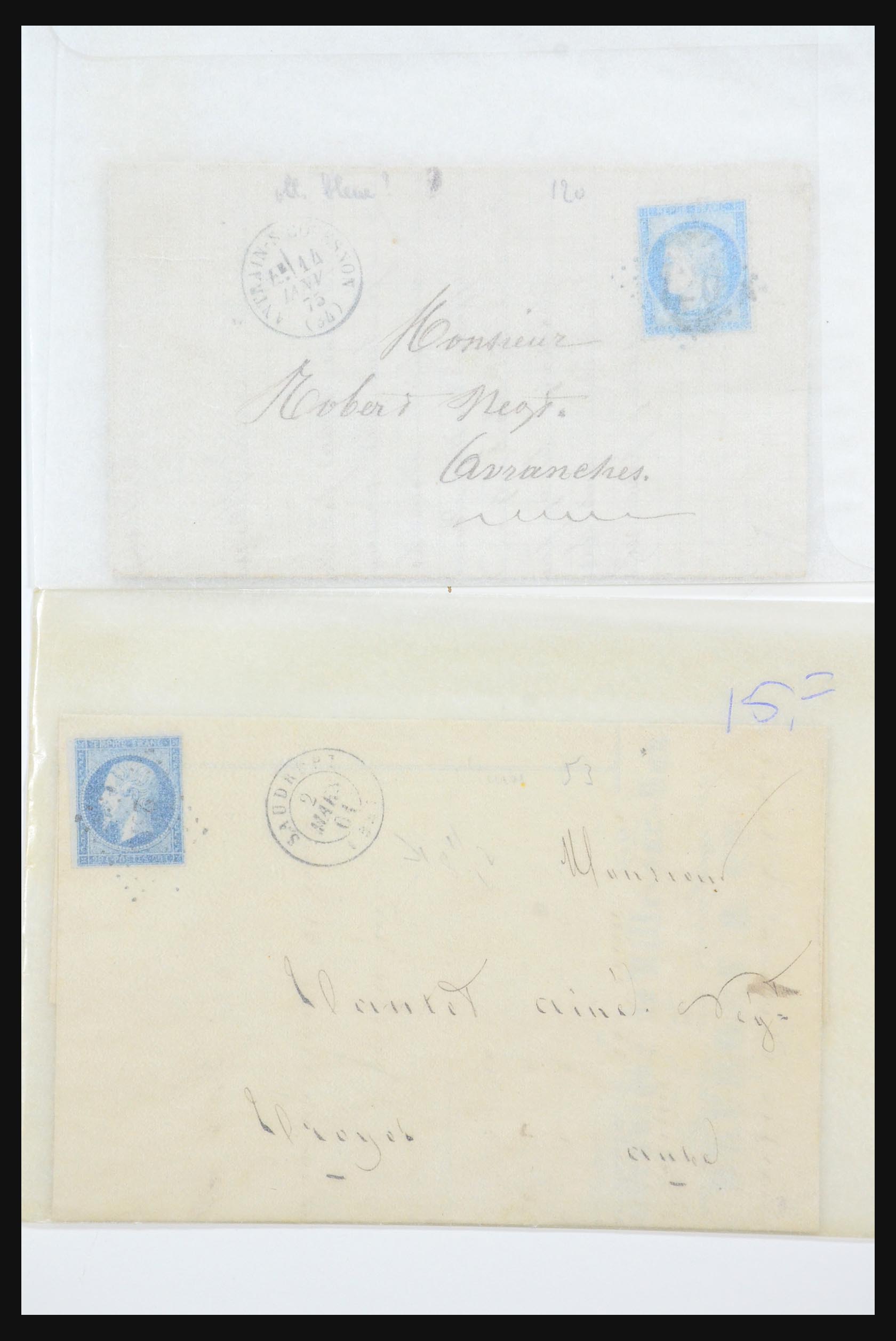 31359 0036 - 31359 Frankrijk en koloniën brieven 1770-1960.