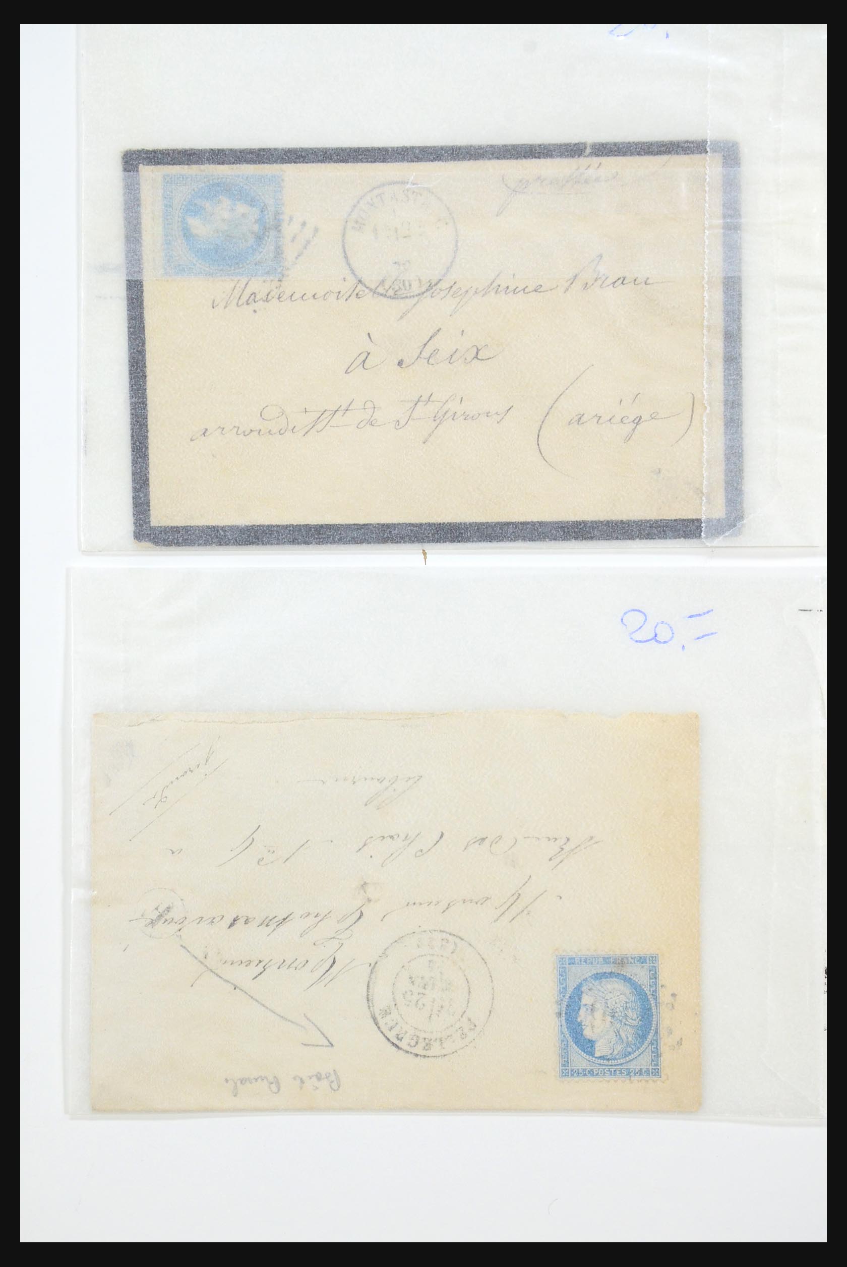 31359 0040 - 31359 Frankrijk en koloniën brieven 1770-1960.