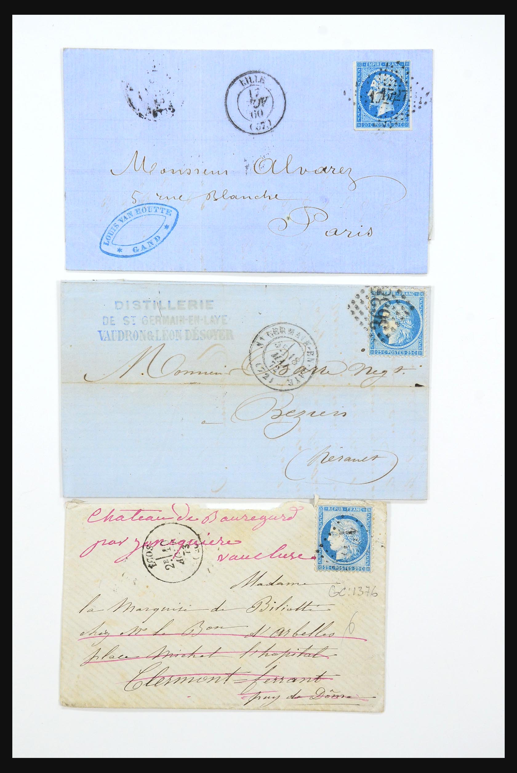 31359 2547 - 31359 France and Colonies covers 1770-1960.