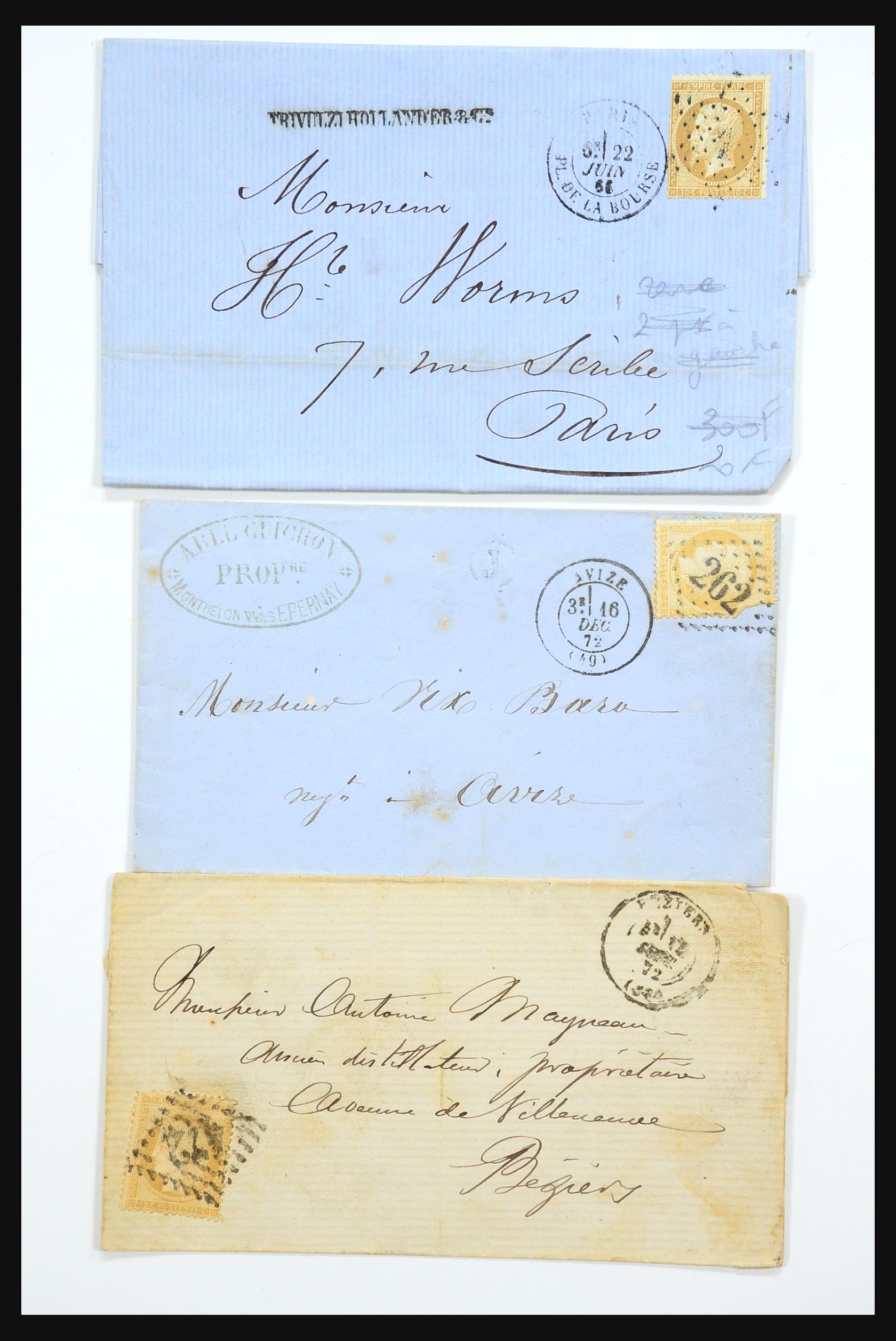 31359 2565 - 31359 France and Colonies covers 1770-1960.