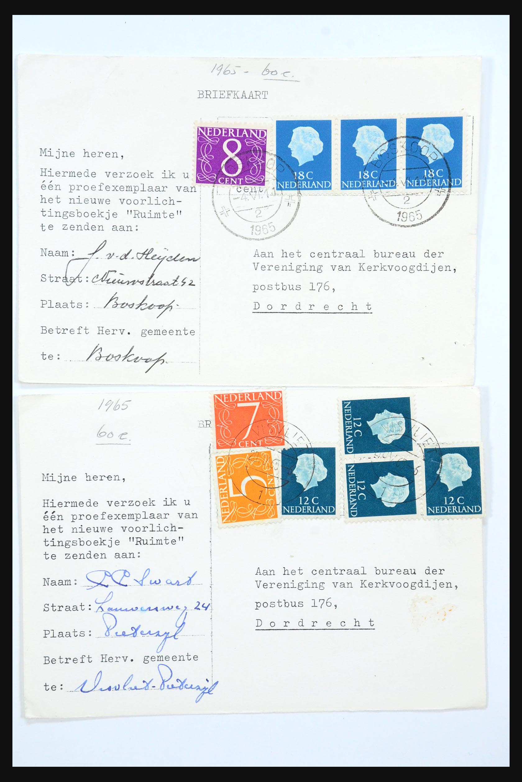 31360 0006 - 31360 Netherlands covers 1852-1960.