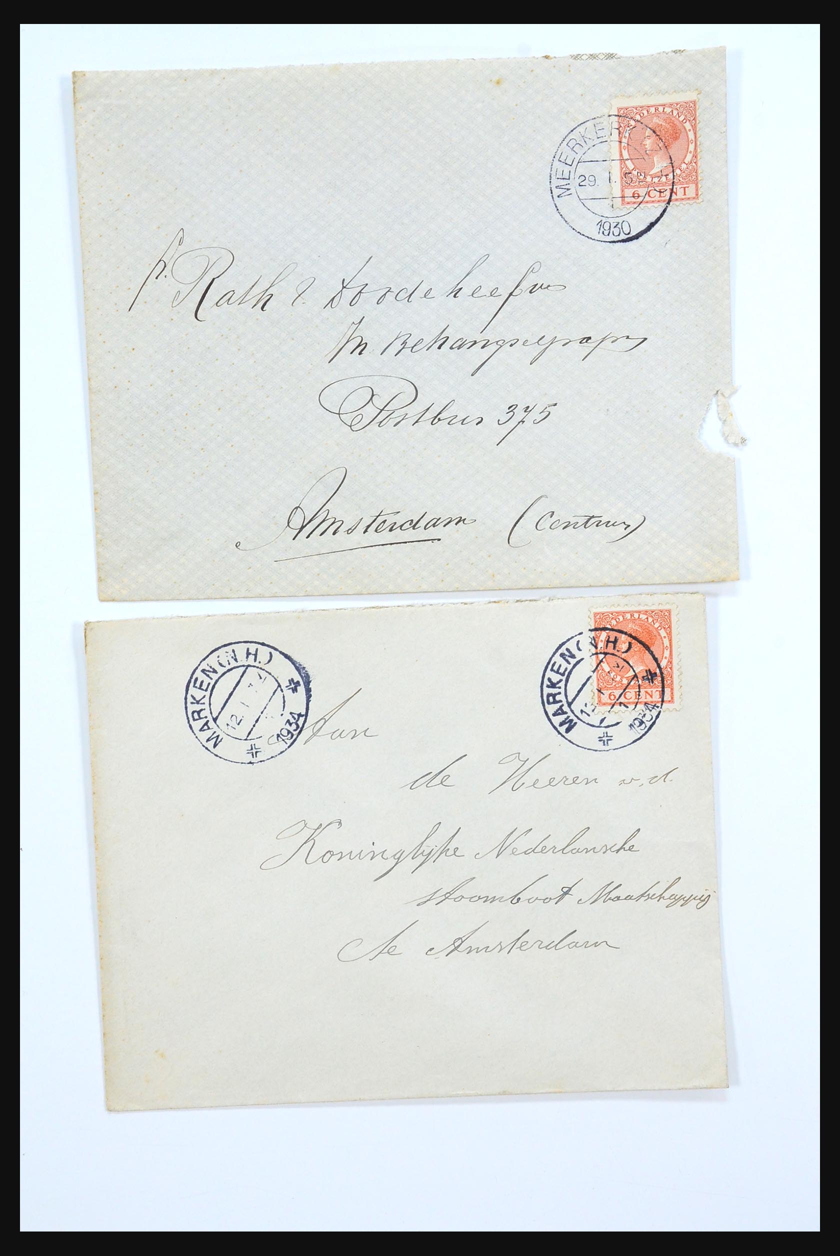 31360 0015 - 31360 Netherlands covers 1852-1960.