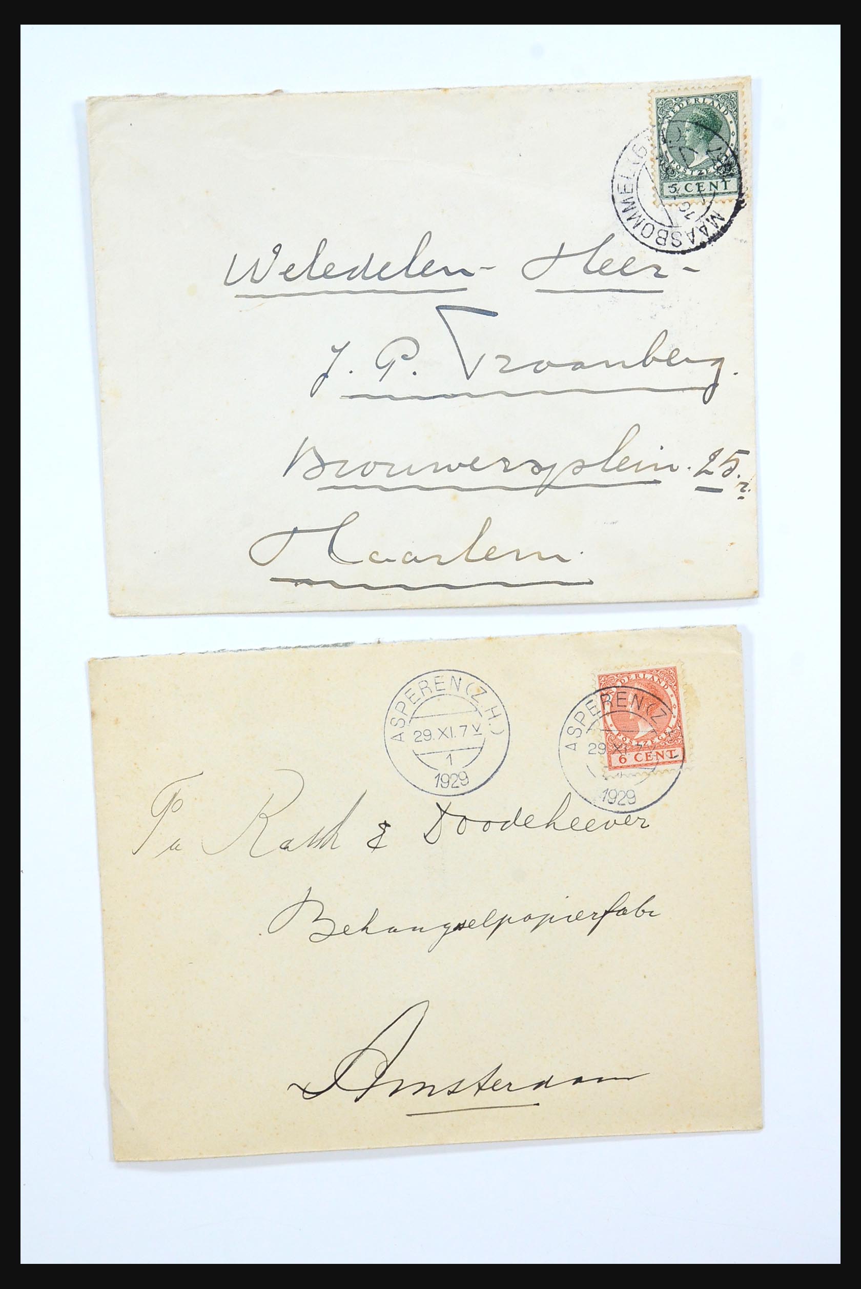 31360 0017 - 31360 Netherlands covers 1852-1960.