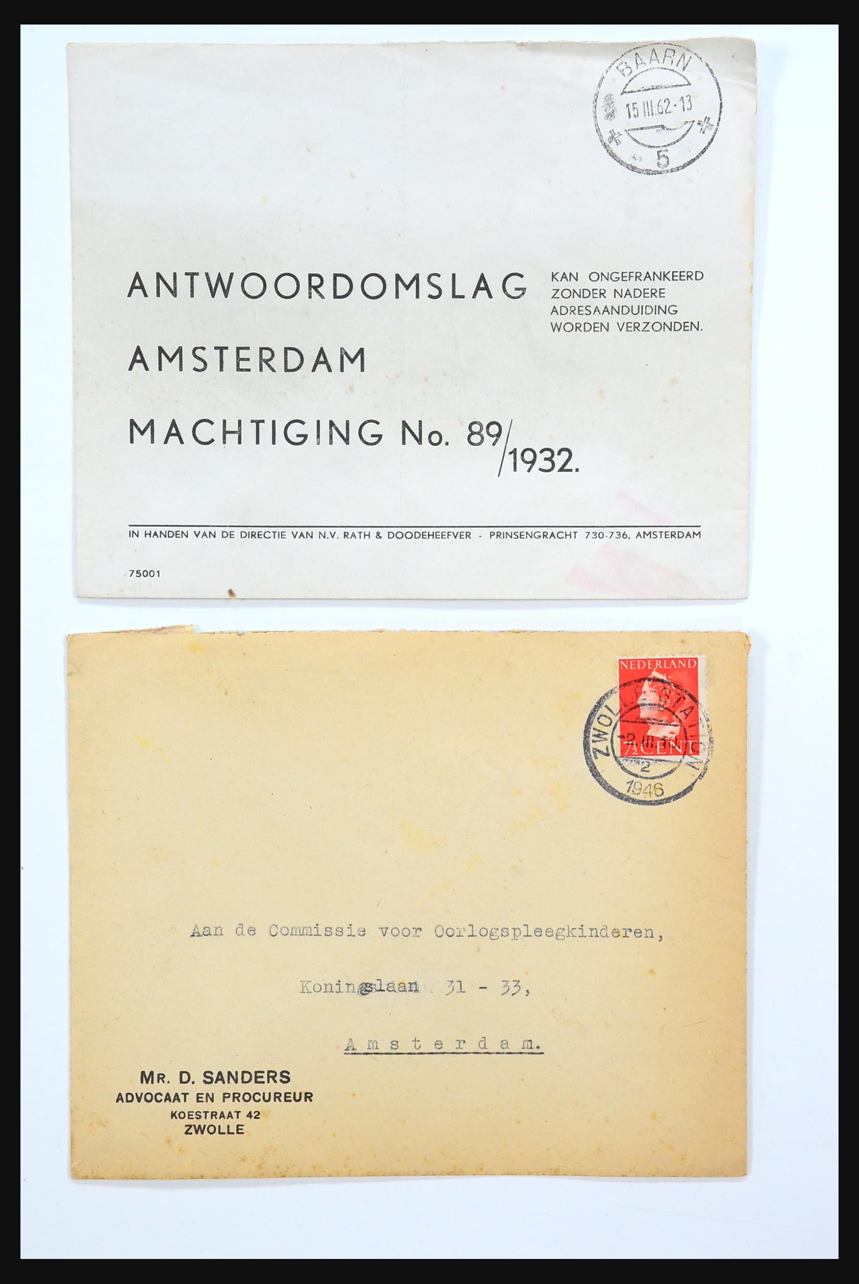 31360 0018 - 31360 Netherlands covers 1852-1960.