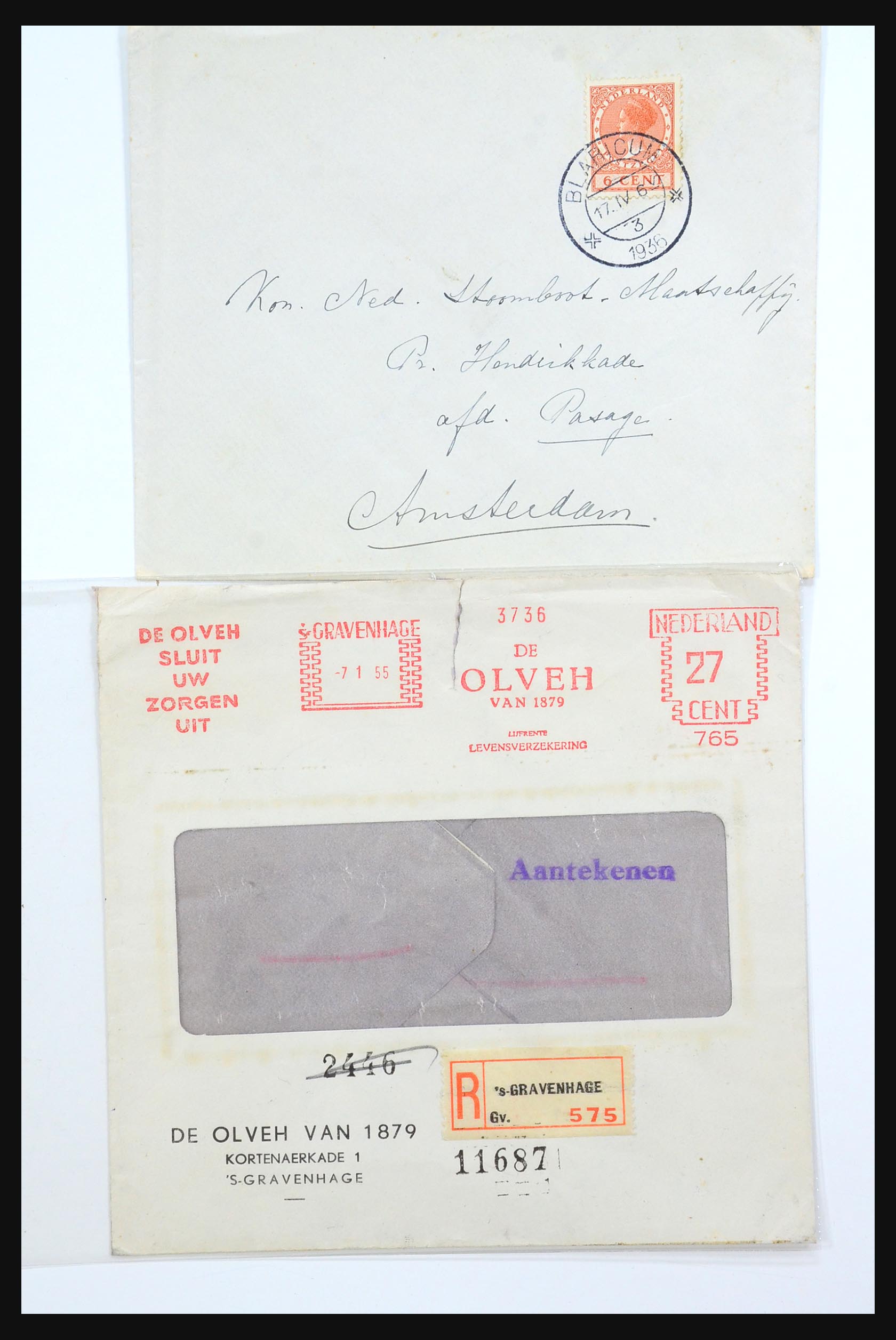 31360 0022 - 31360 Netherlands covers 1852-1960.