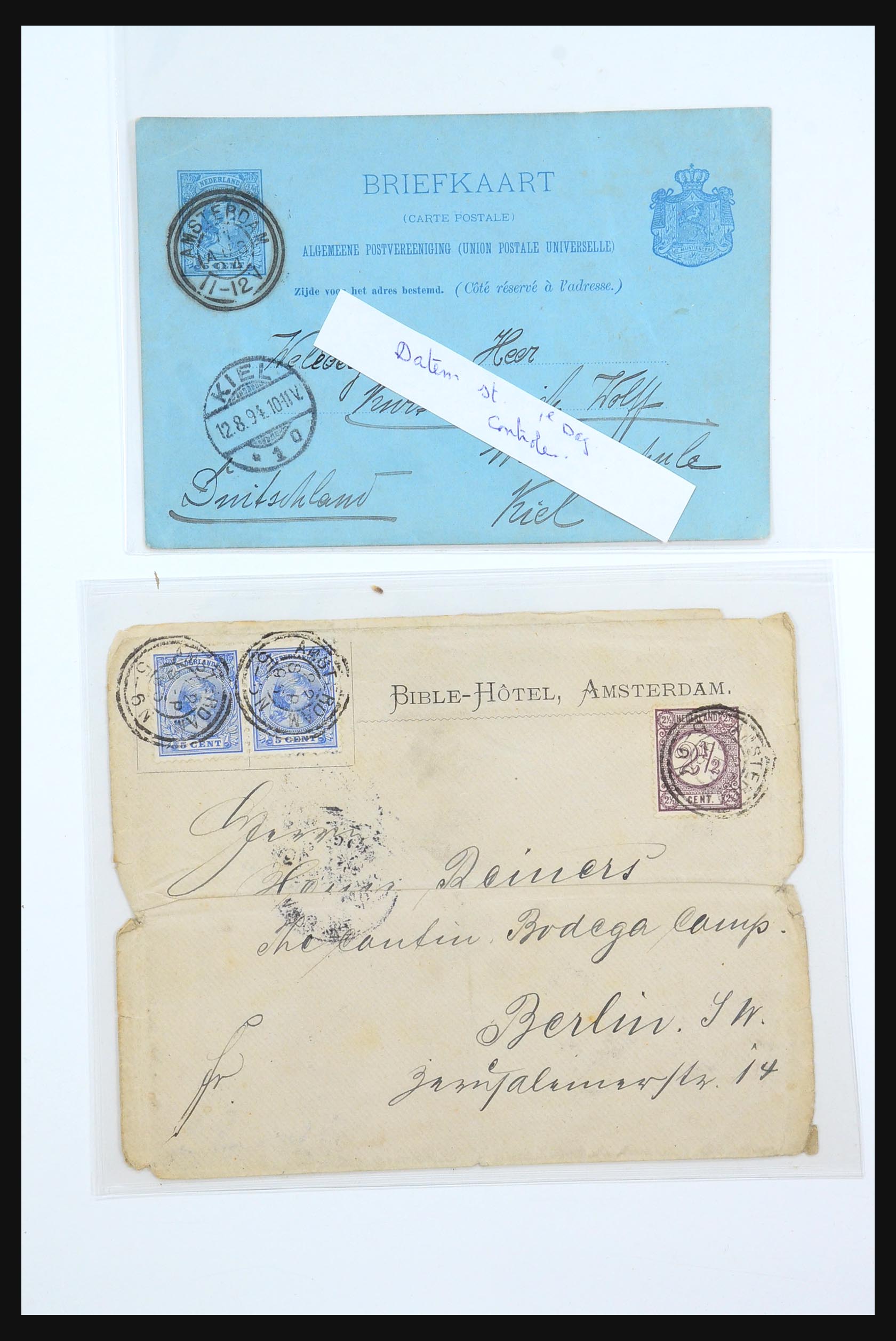 31360 0023 - 31360 Netherlands covers 1852-1960.