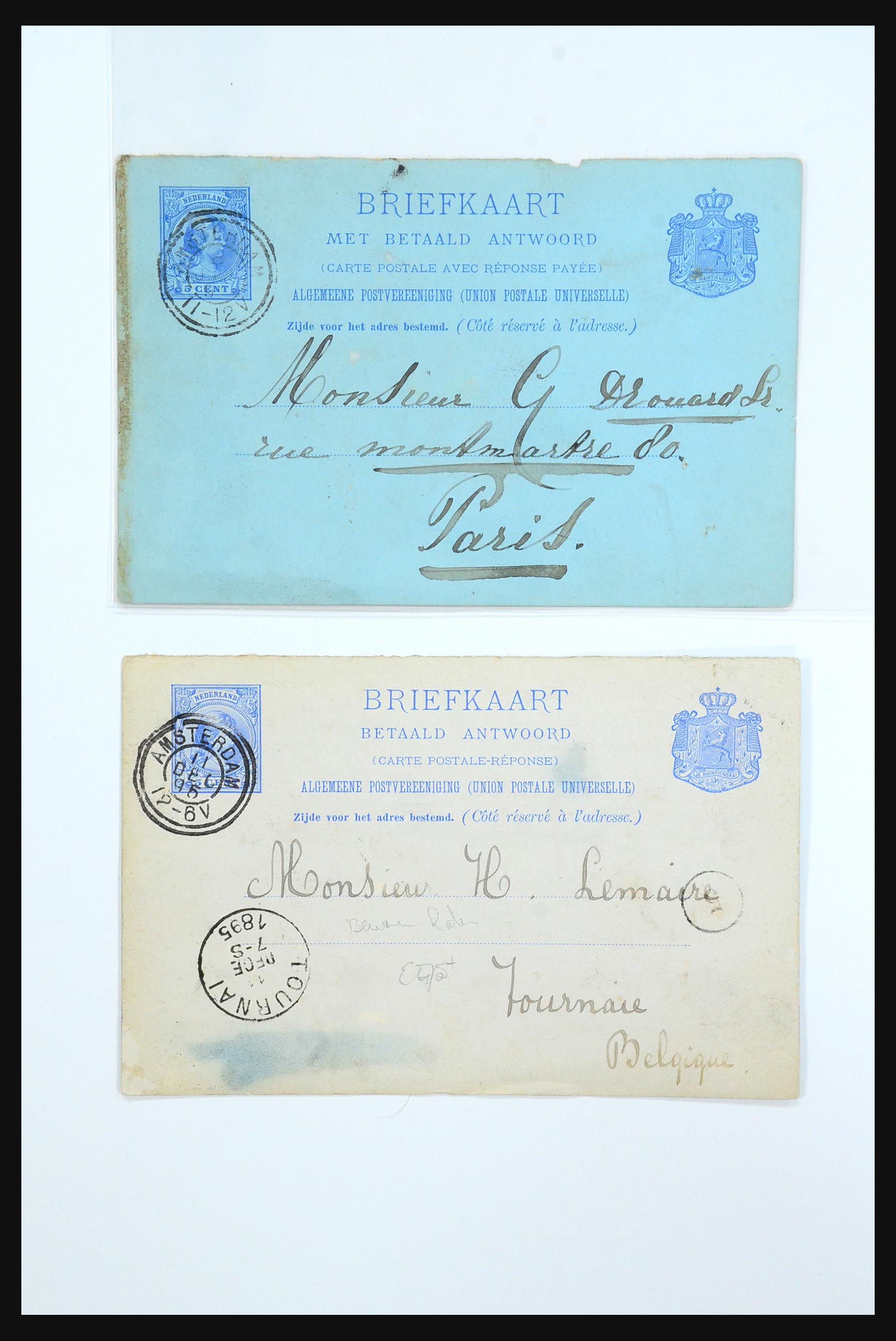 31360 0026 - 31360 Netherlands covers 1852-1960.