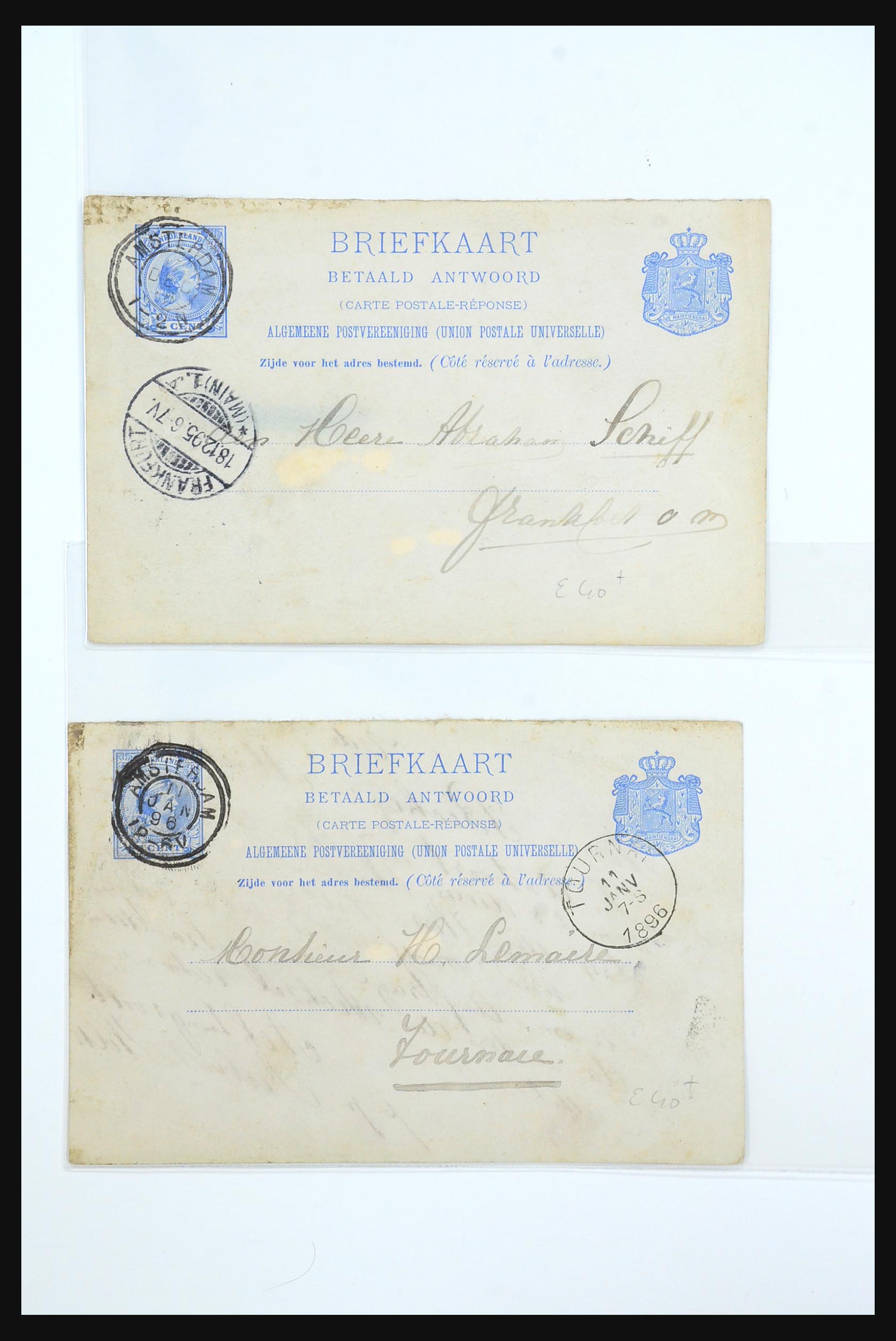 31360 0027 - 31360 Netherlands covers 1852-1960.