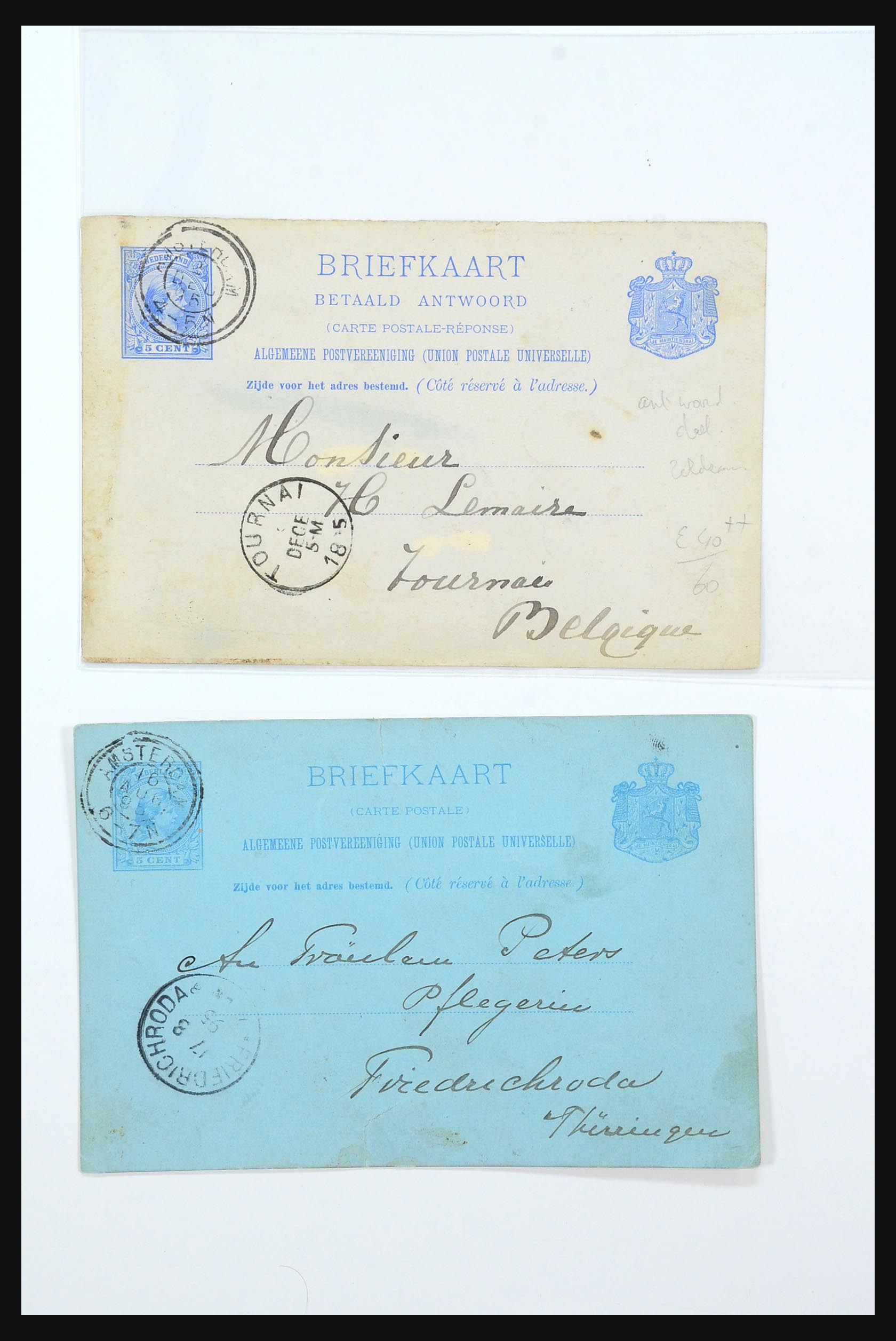 31360 0028 - 31360 Netherlands covers 1852-1960.