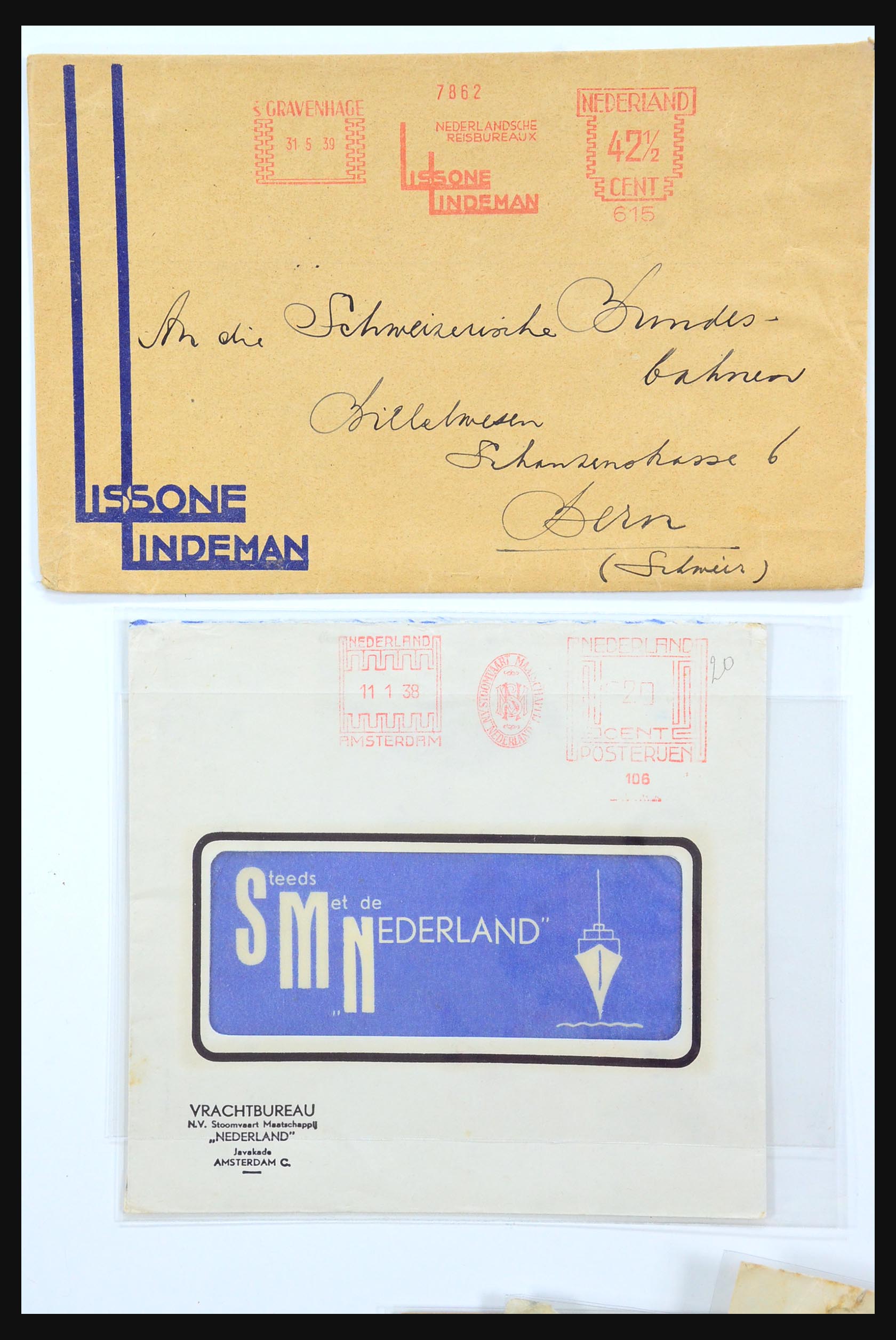 31360 0042 - 31360 Netherlands covers 1852-1960.