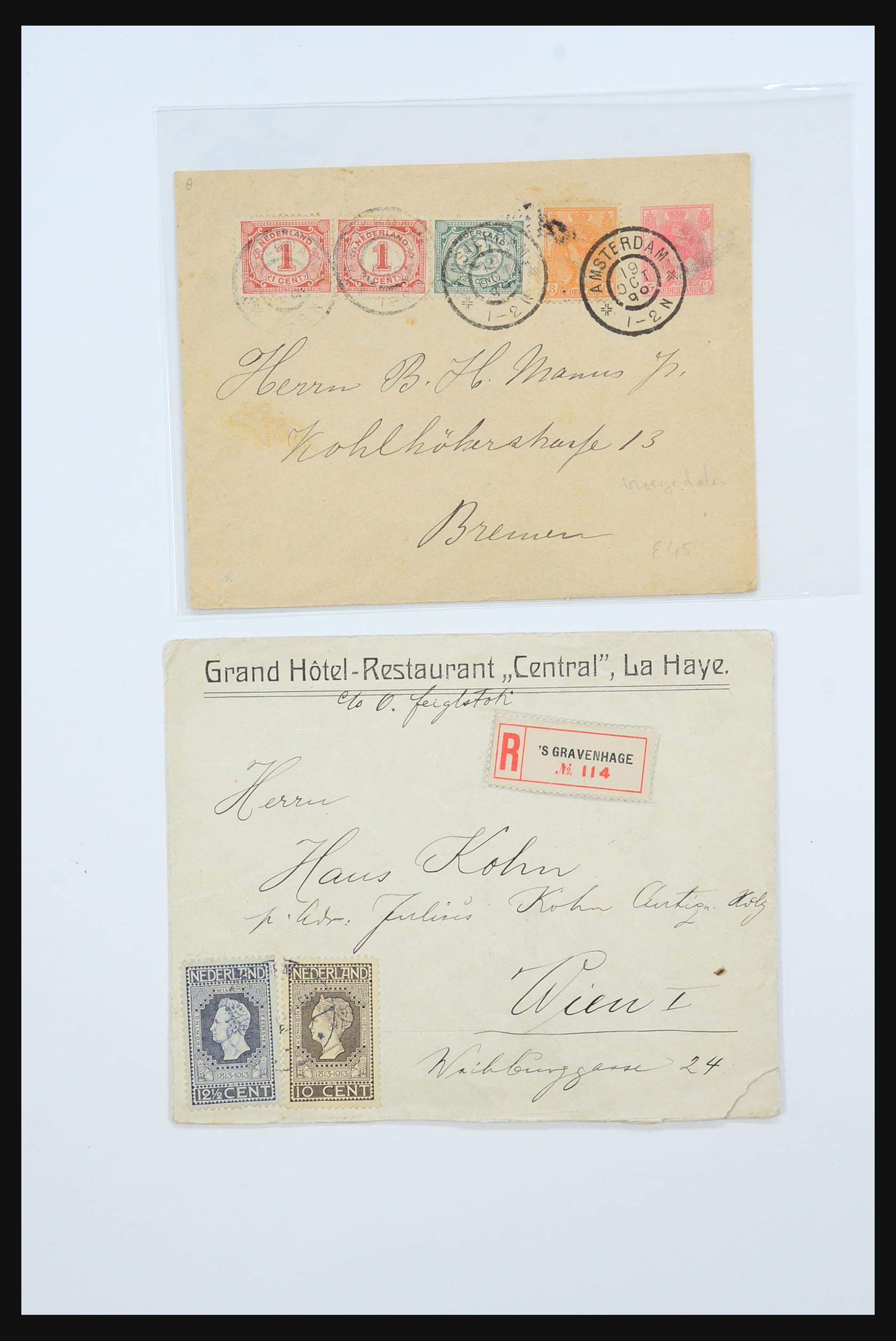 31360 0053 - 31360 Netherlands covers 1852-1960.