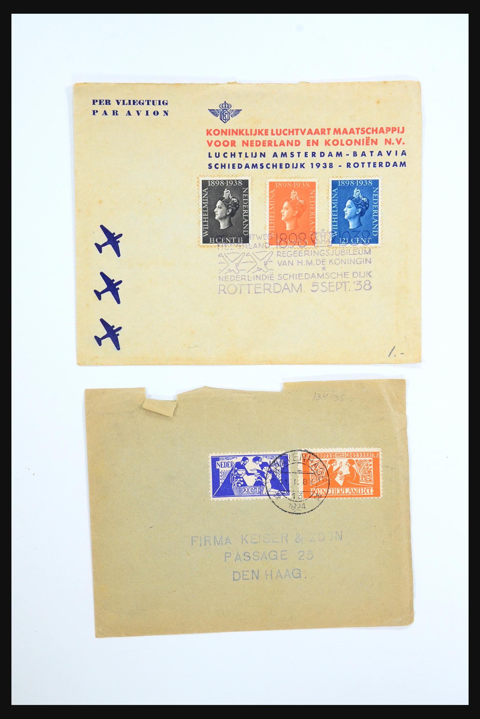 31360 0058 - 31360 Netherlands covers 1852-1960.