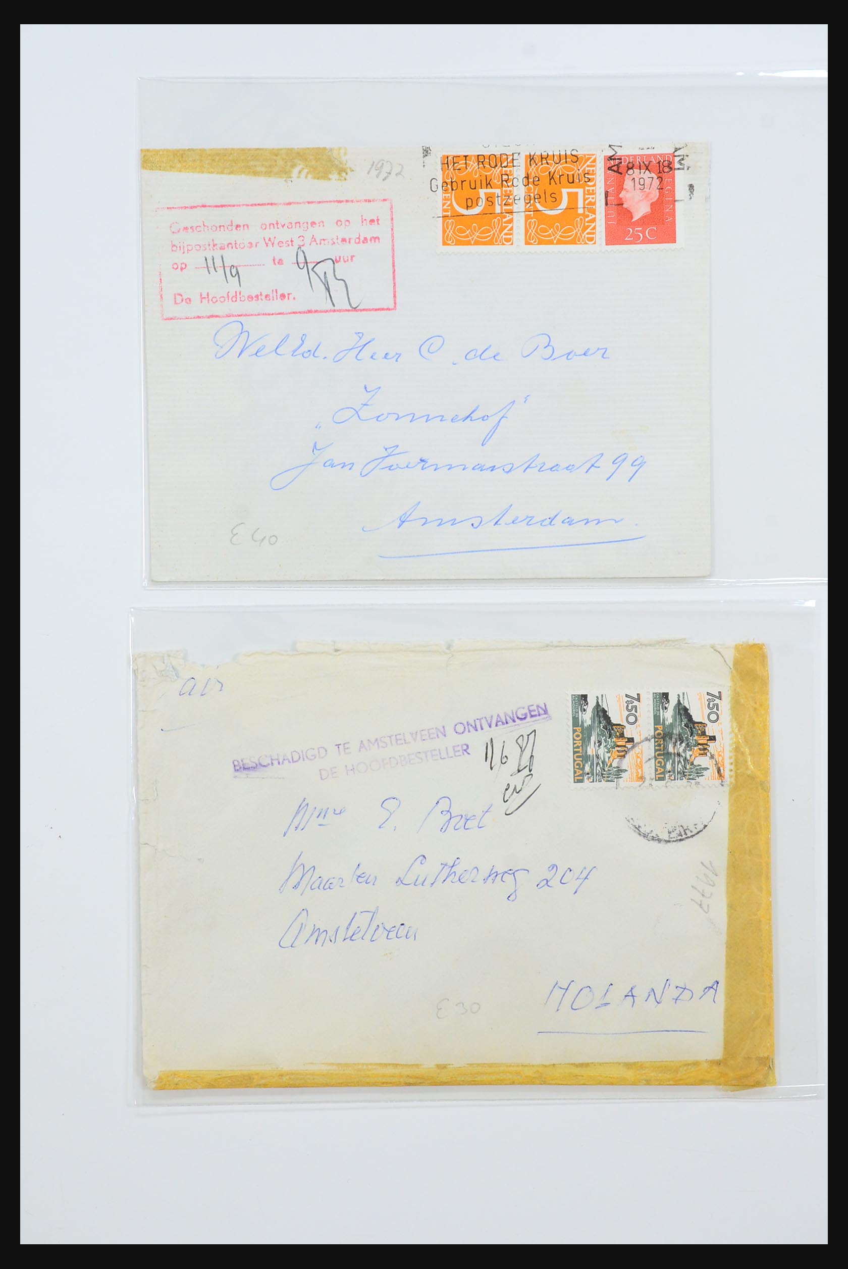 31360 0062 - 31360 Netherlands covers 1852-1960.