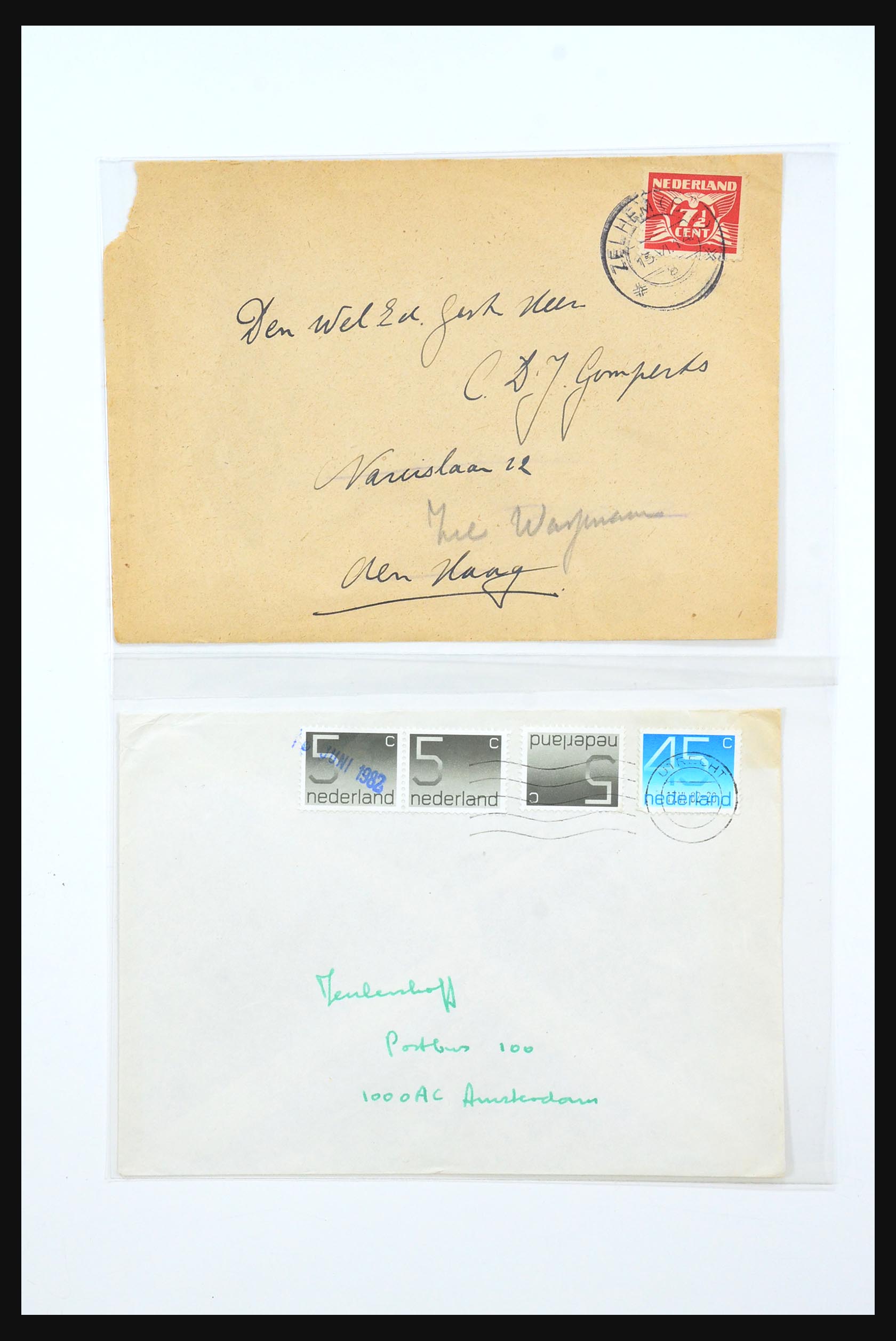 31360 0070 - 31360 Netherlands covers 1852-1960.