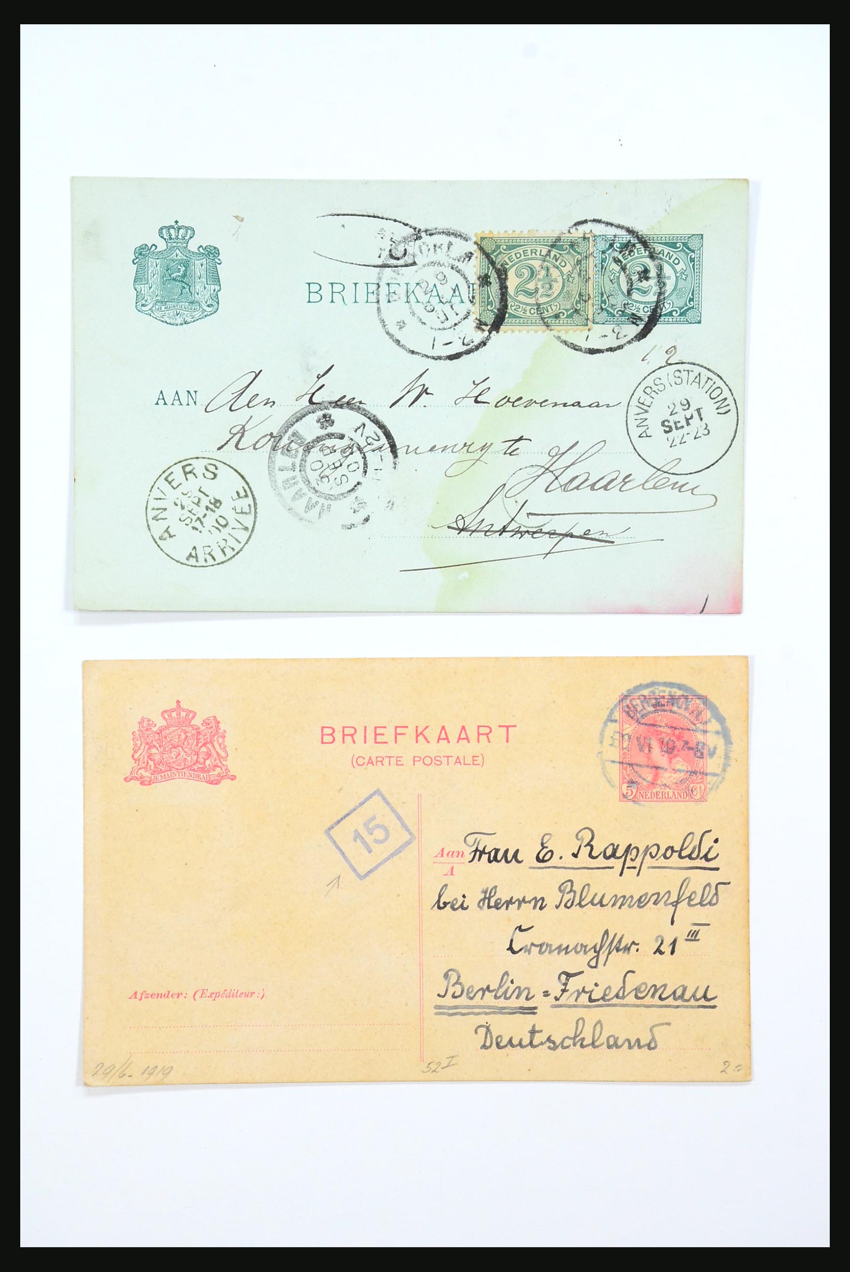 31360 0085 - 31360 Netherlands covers 1852-1960.
