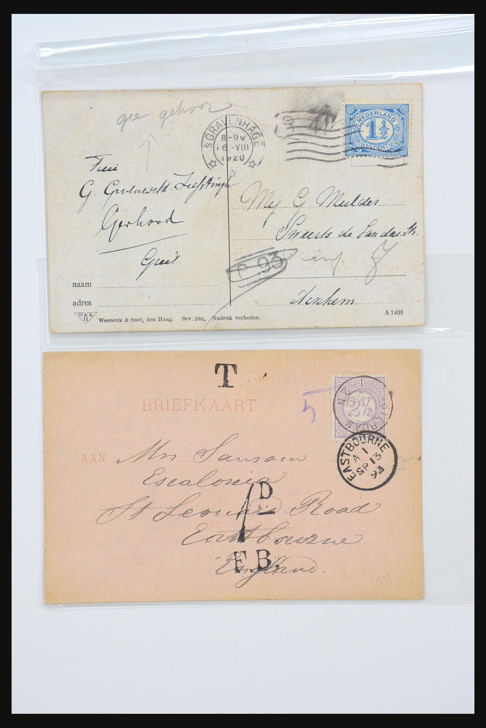 31360 0090 - 31360 Netherlands covers 1852-1960.