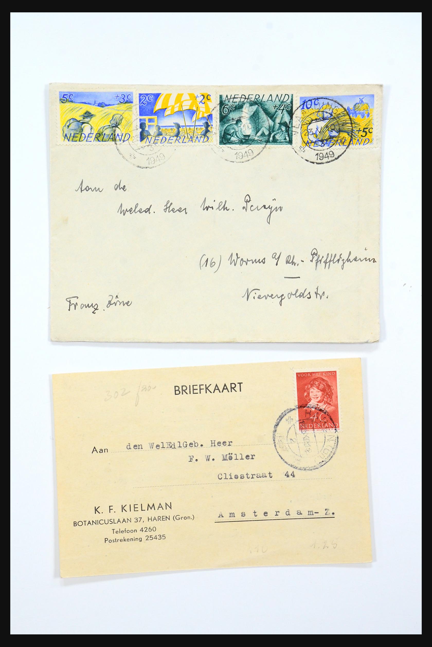 31360 4403 - 31360 Netherlands covers 1852-1960.