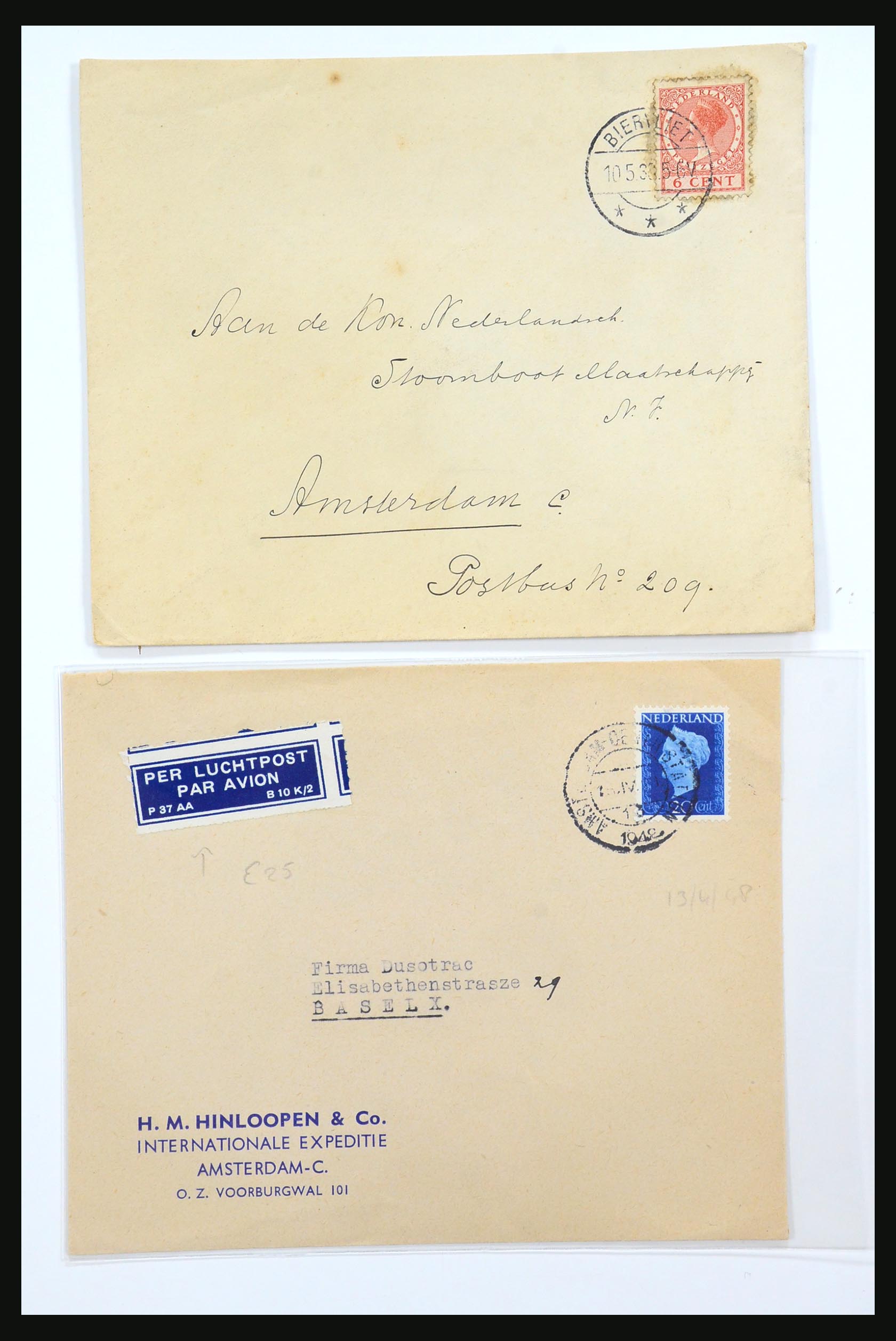31360 4415 - 31360 Netherlands covers 1852-1960.
