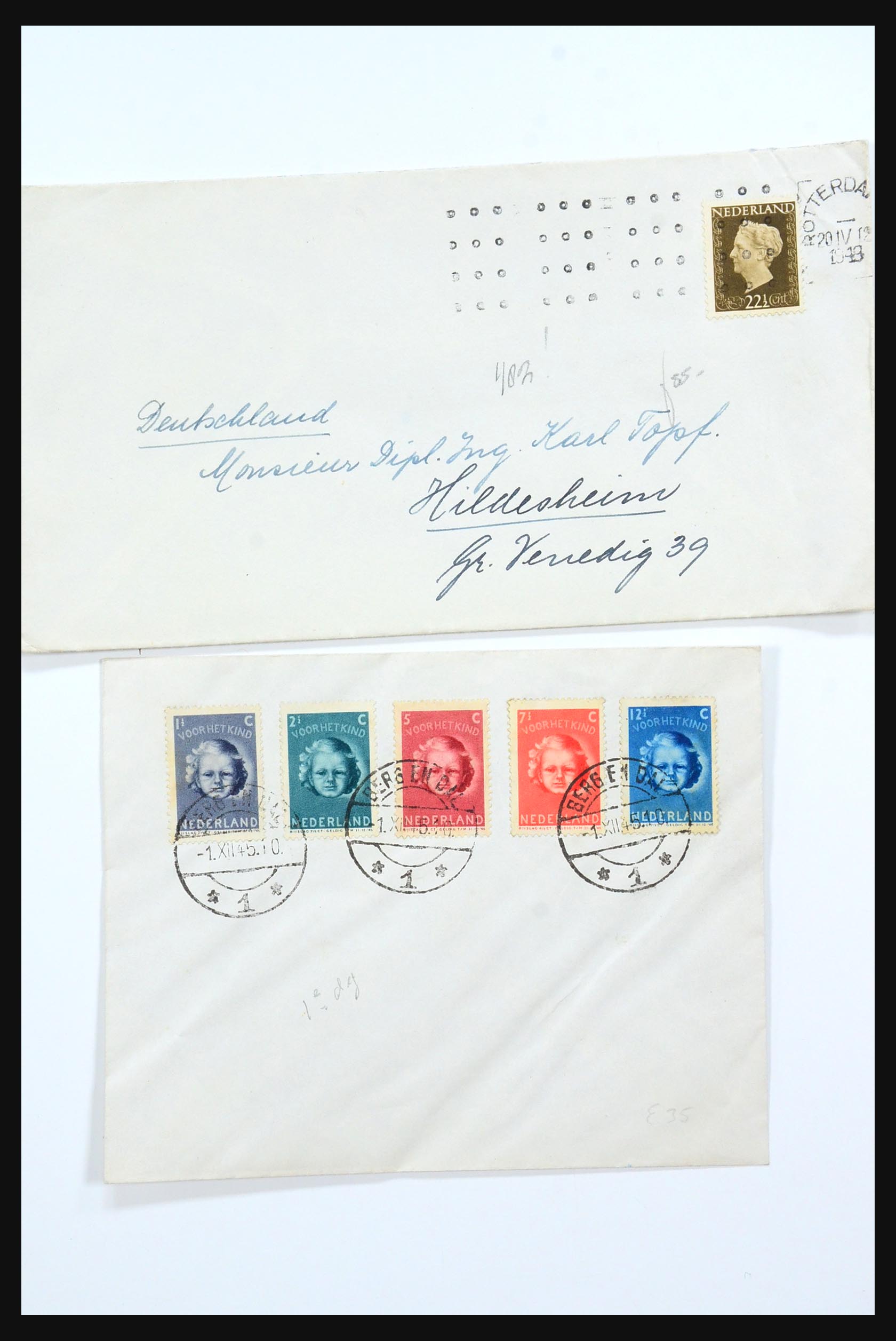 31360 4416 - 31360 Netherlands covers 1852-1960.