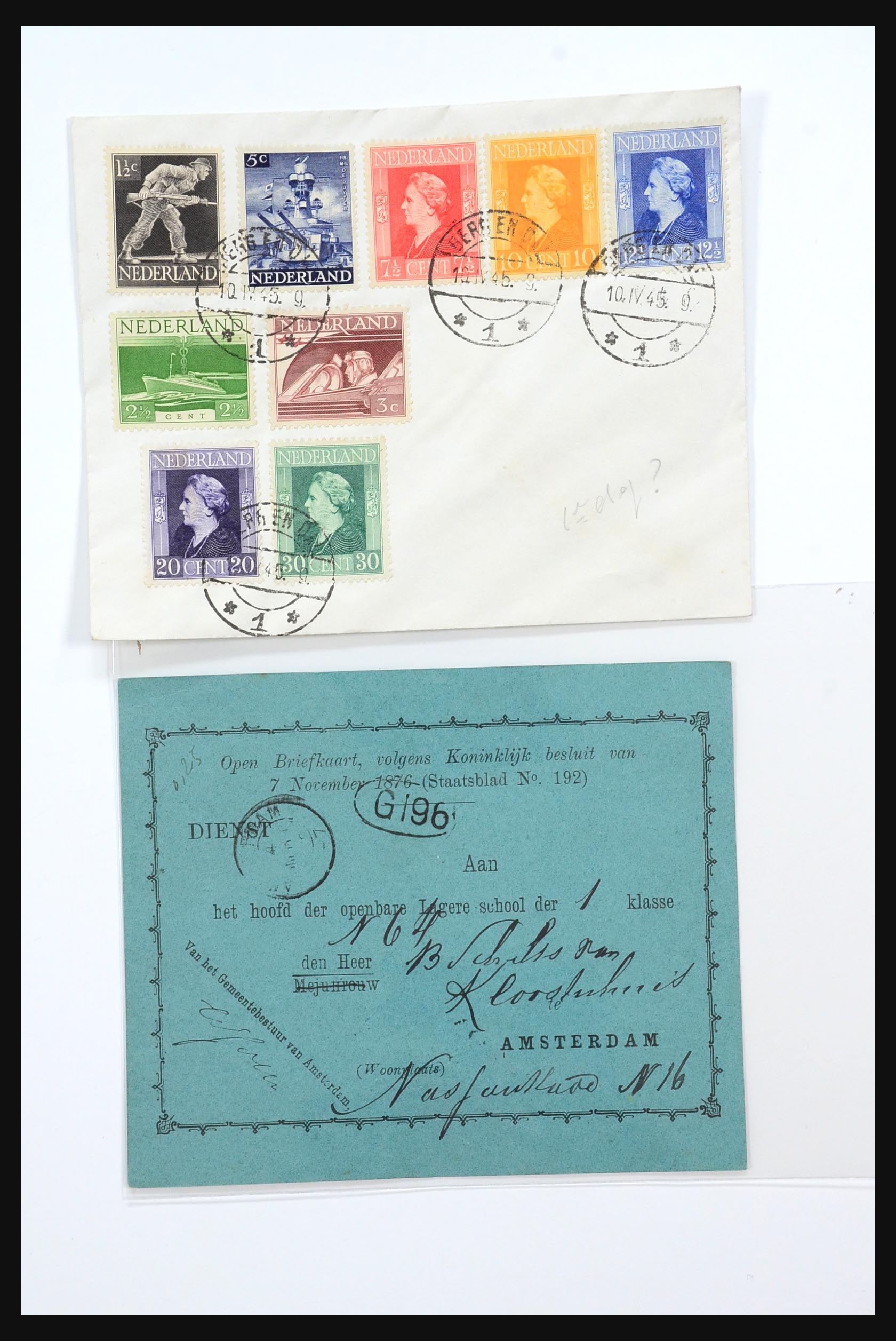 31360 4417 - 31360 Netherlands covers 1852-1960.