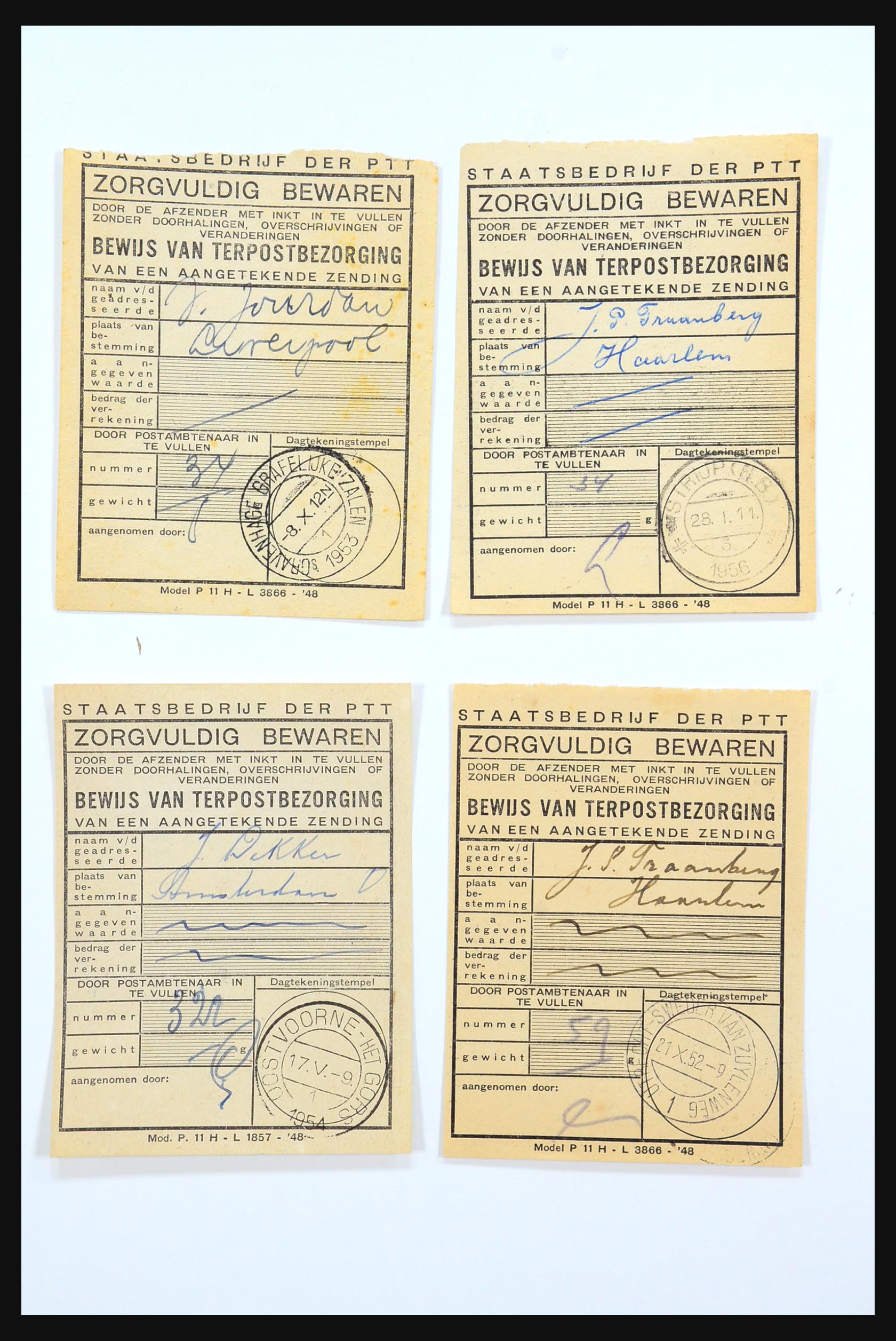 31360 4438 - 31360 Netherlands covers 1852-1960.