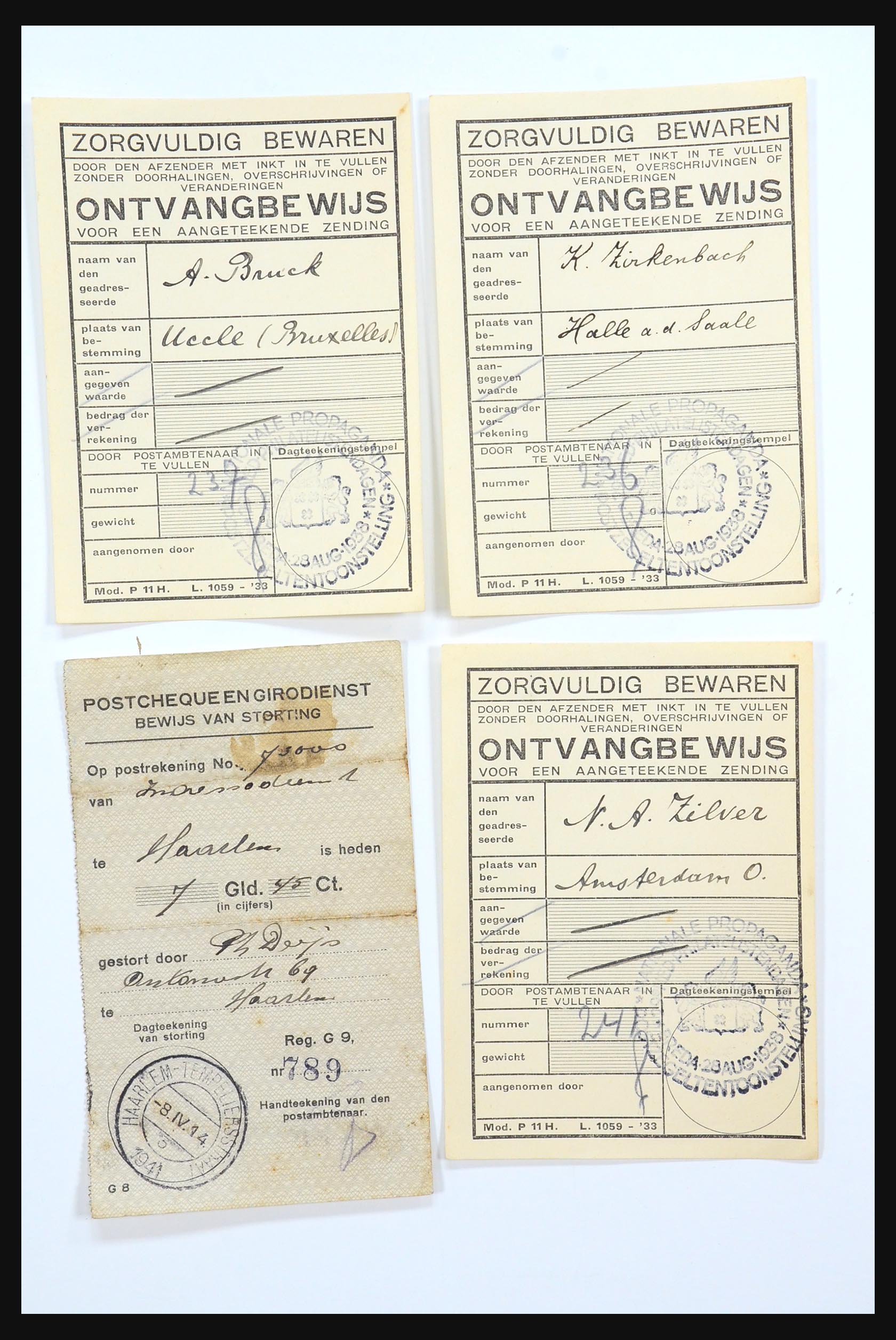 31360 4441 - 31360 Netherlands covers 1852-1960.