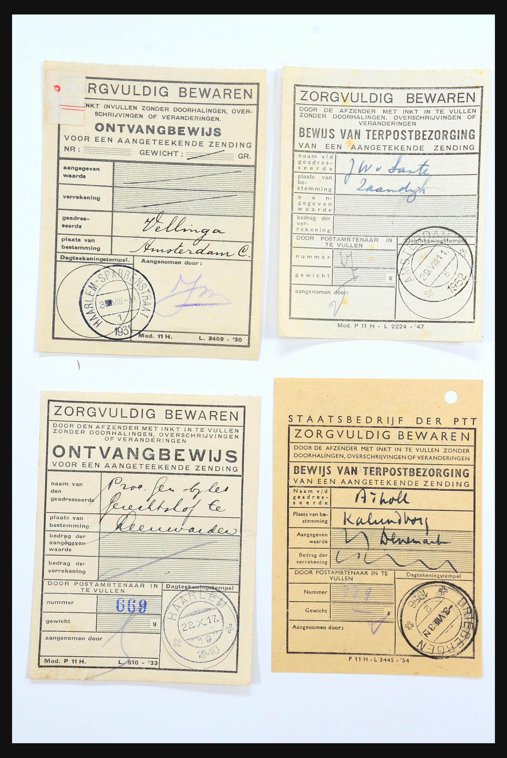 31360 4446 - 31360 Netherlands covers 1852-1960.