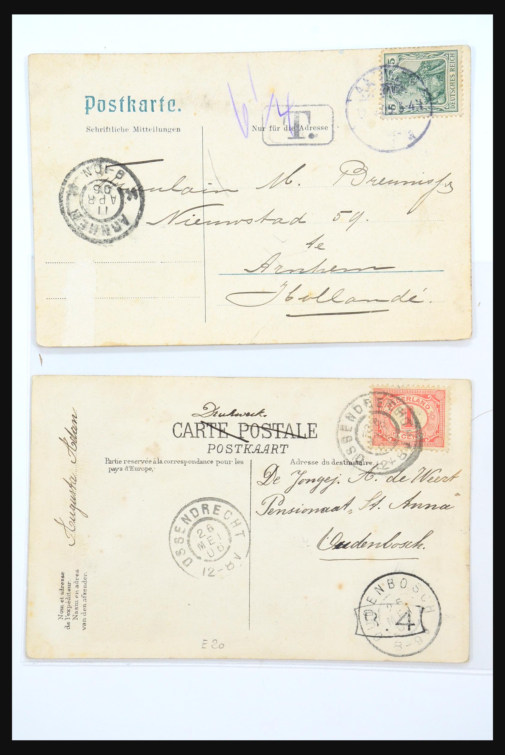 31360 4454 - 31360 Netherlands covers 1852-1960.