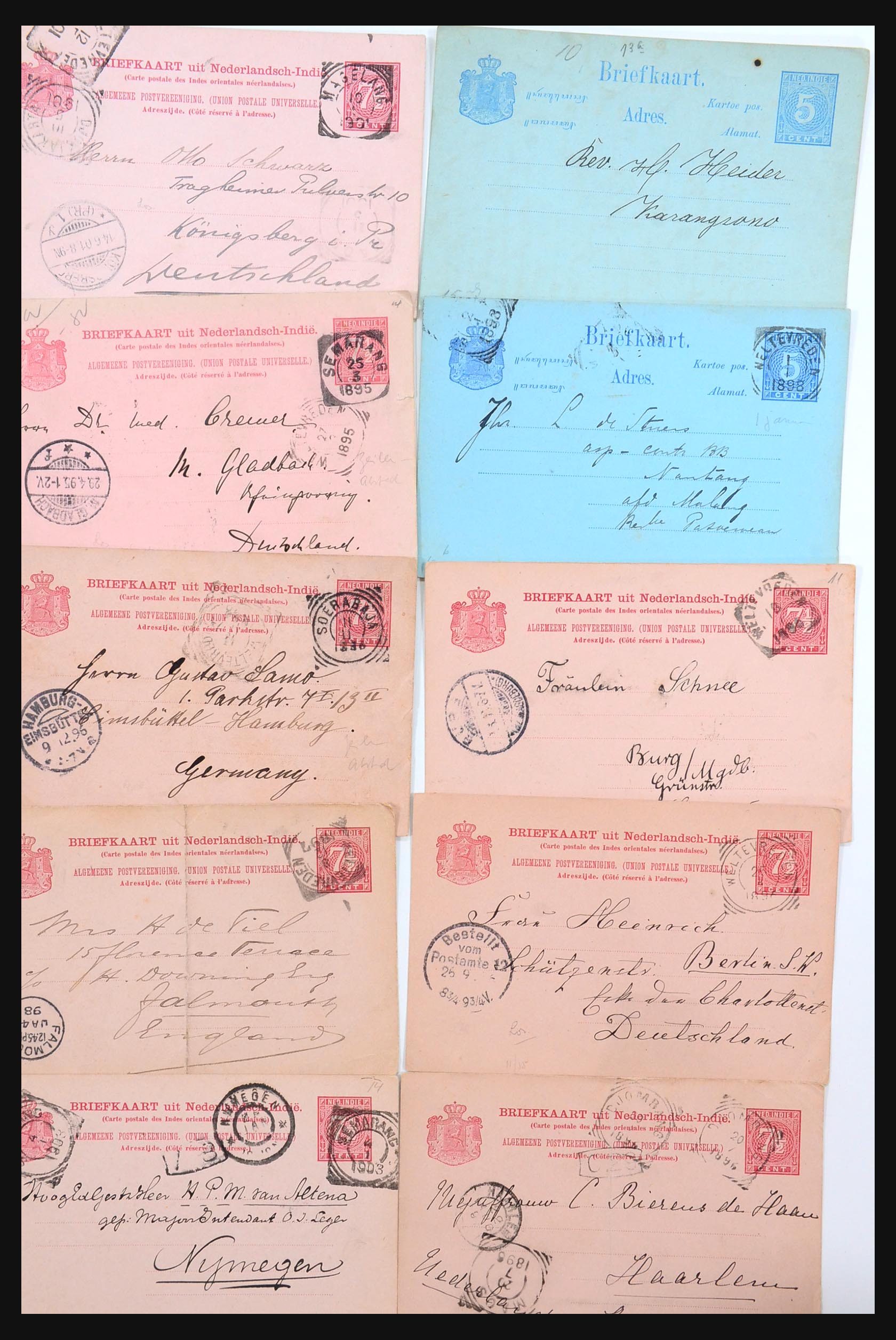 31361 012 - 31361 Netherlands Indies covers 1880-1950.