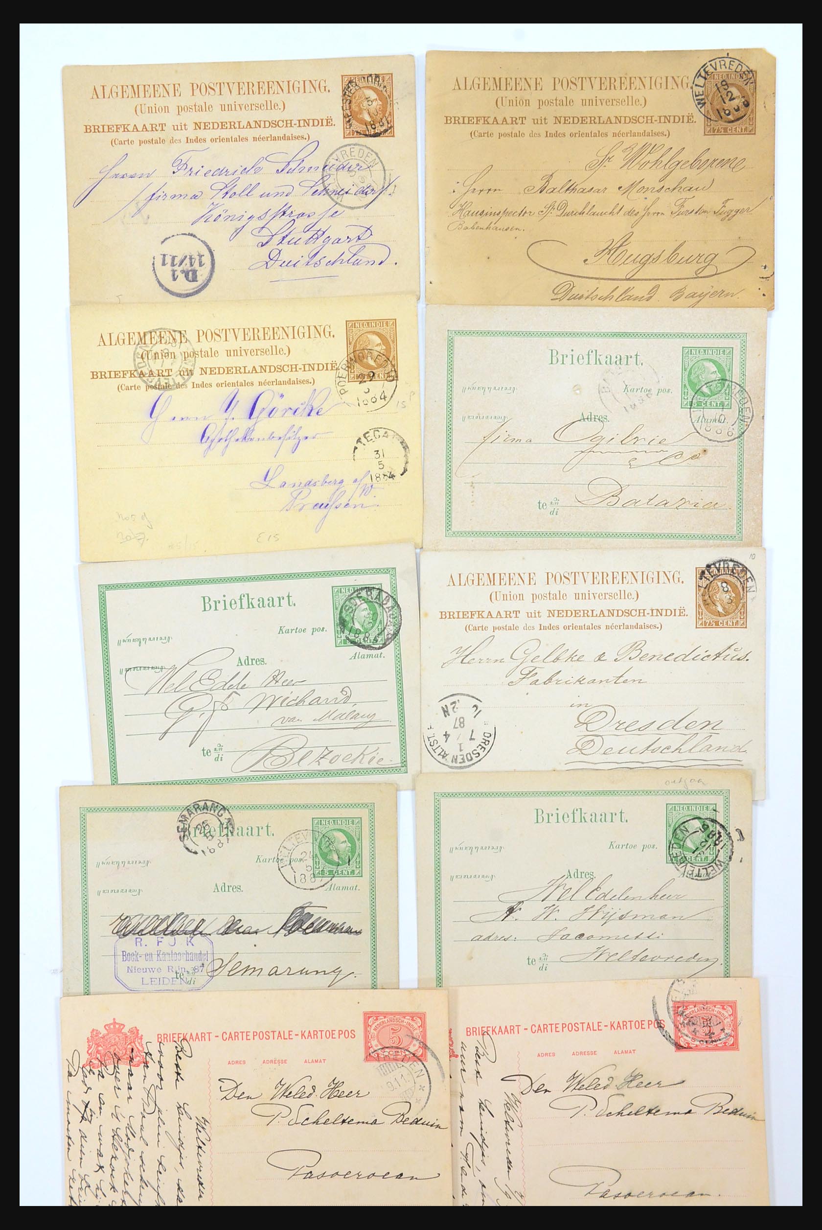 31361 015 - 31361 Netherlands Indies covers 1880-1950.