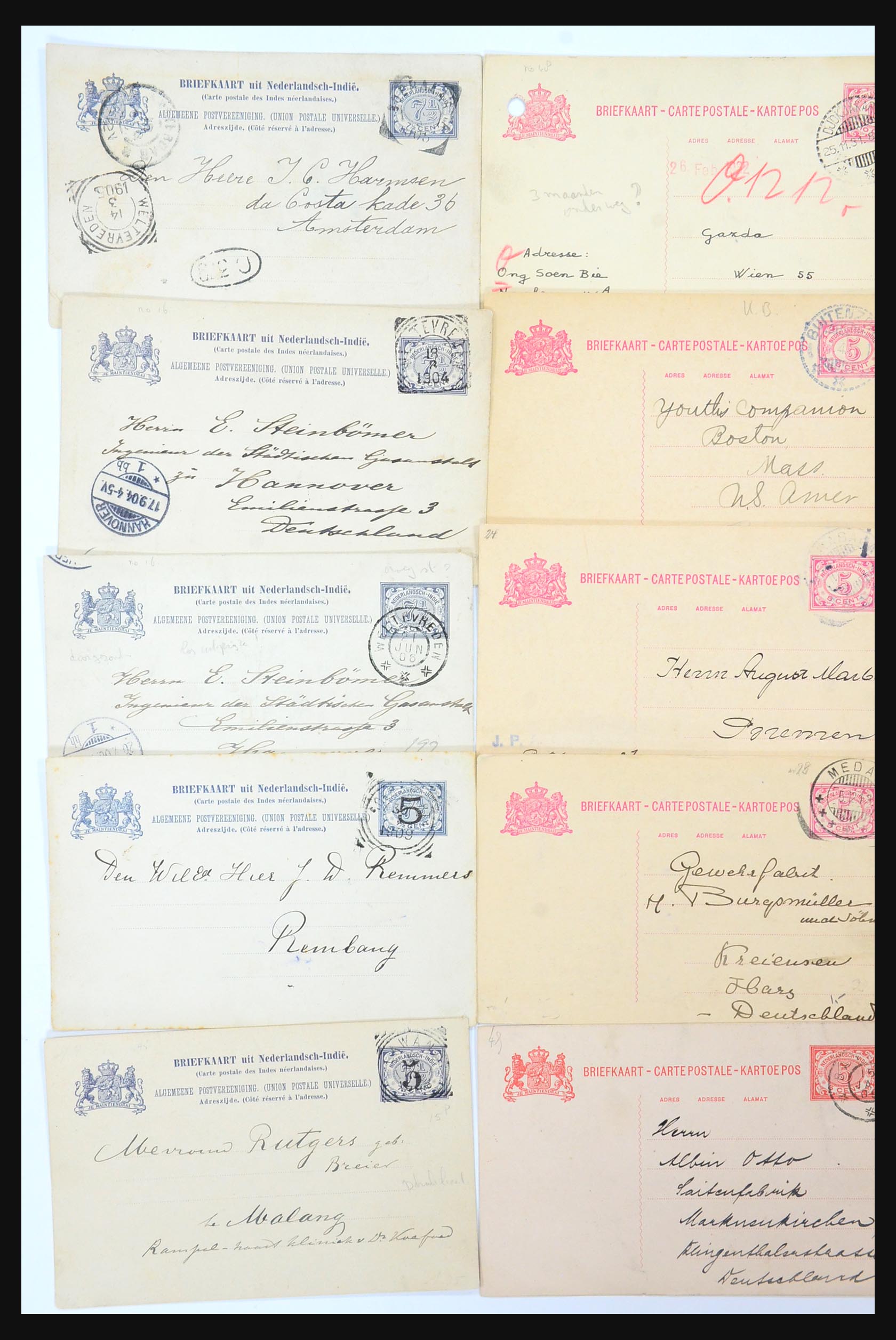 31361 017 - 31361 Netherlands Indies covers 1880-1950.
