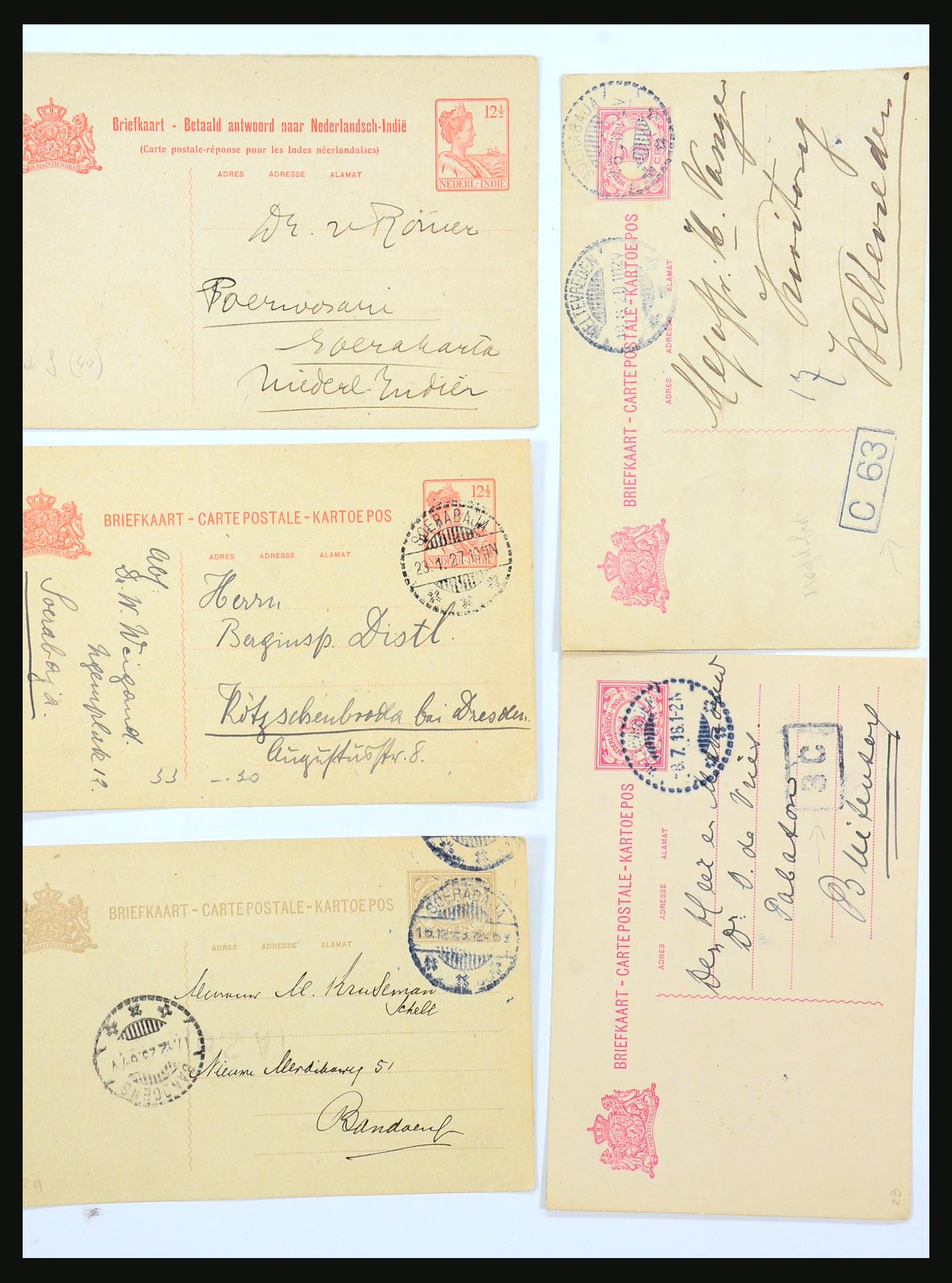 31361 018 - 31361 Netherlands Indies covers 1880-1950.