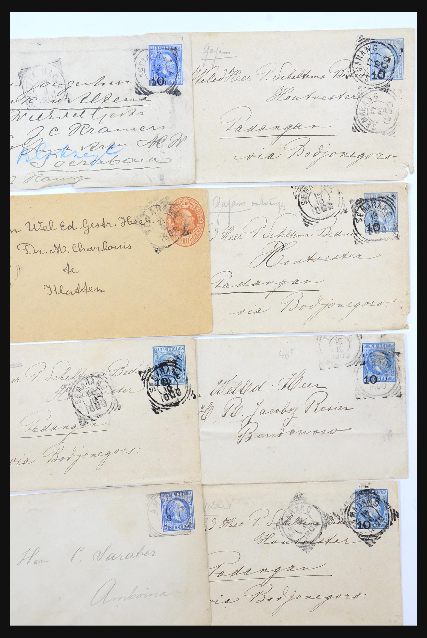31361 021 - 31361 Netherlands Indies covers 1880-1950.