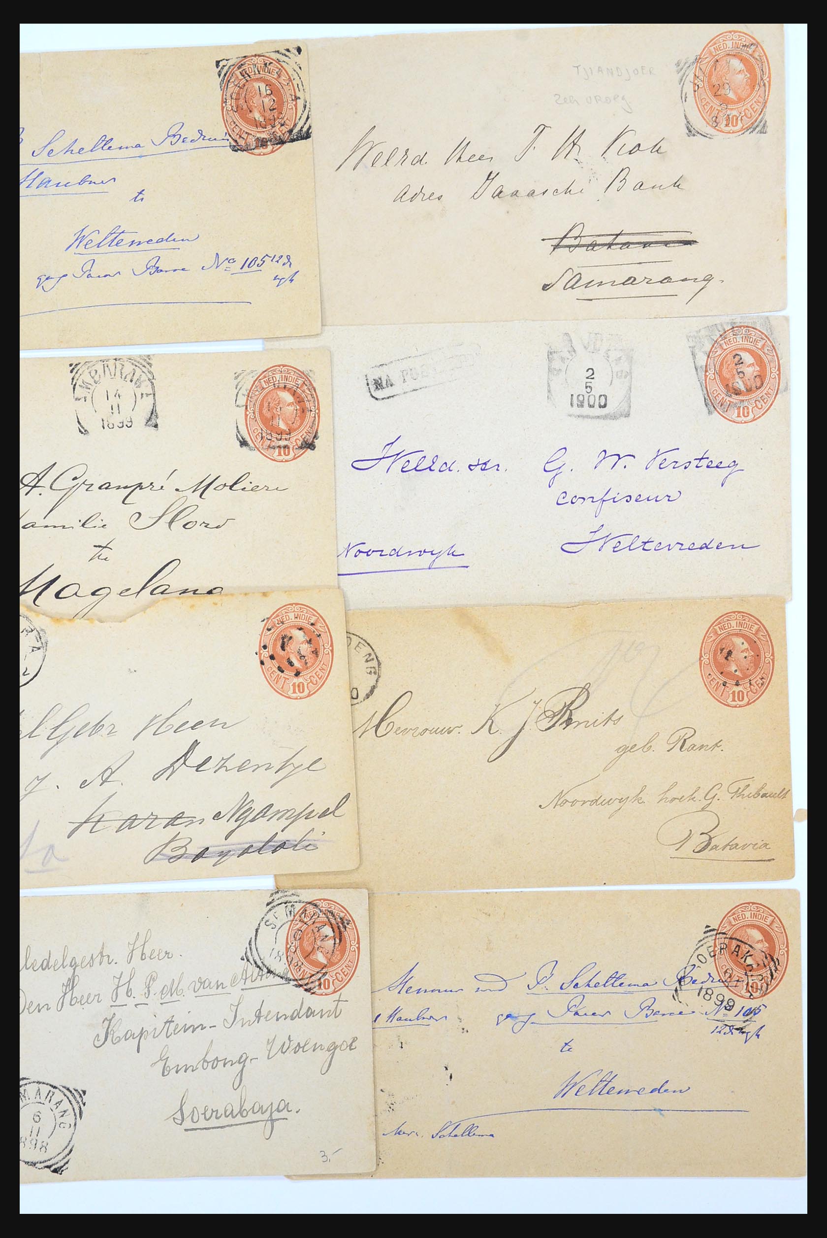 31361 024 - 31361 Netherlands Indies covers 1880-1950.
