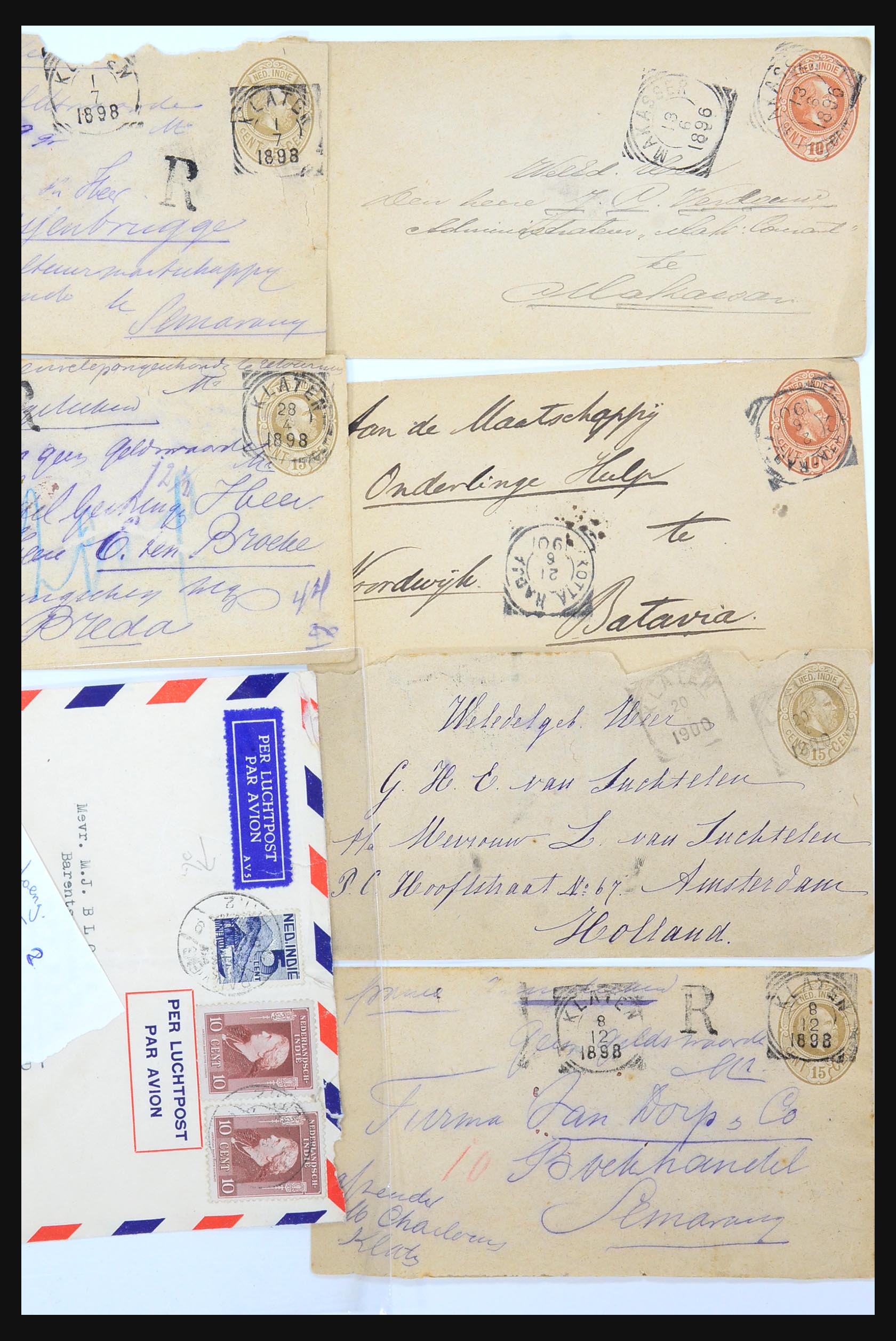31361 026 - 31361 Netherlands Indies covers 1880-1950.