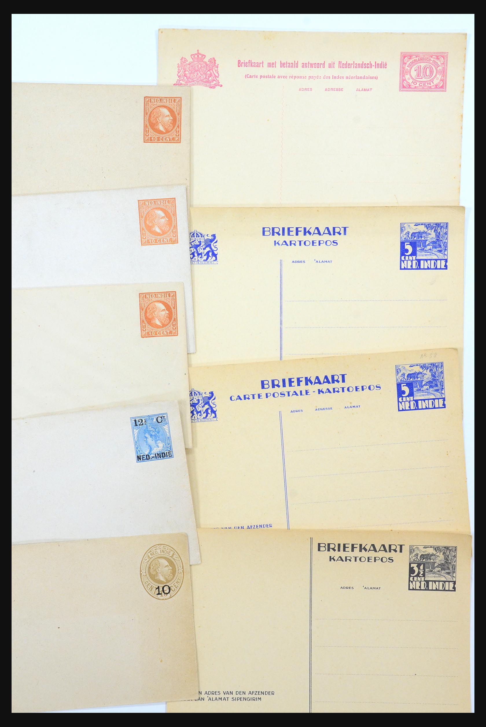 31361 028 - 31361 Netherlands Indies covers 1880-1950.