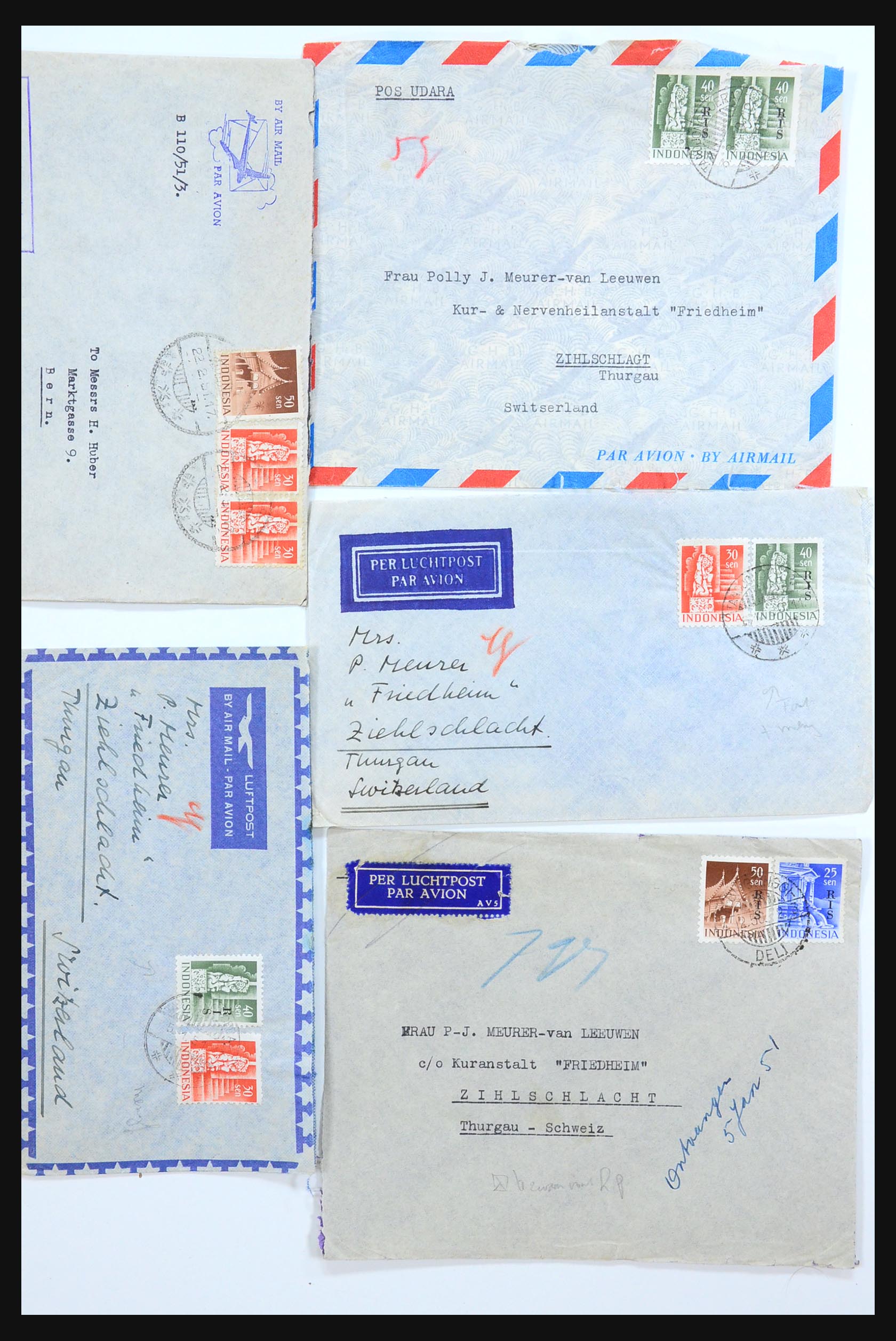 31361 032 - 31361 Netherlands Indies covers 1880-1950.
