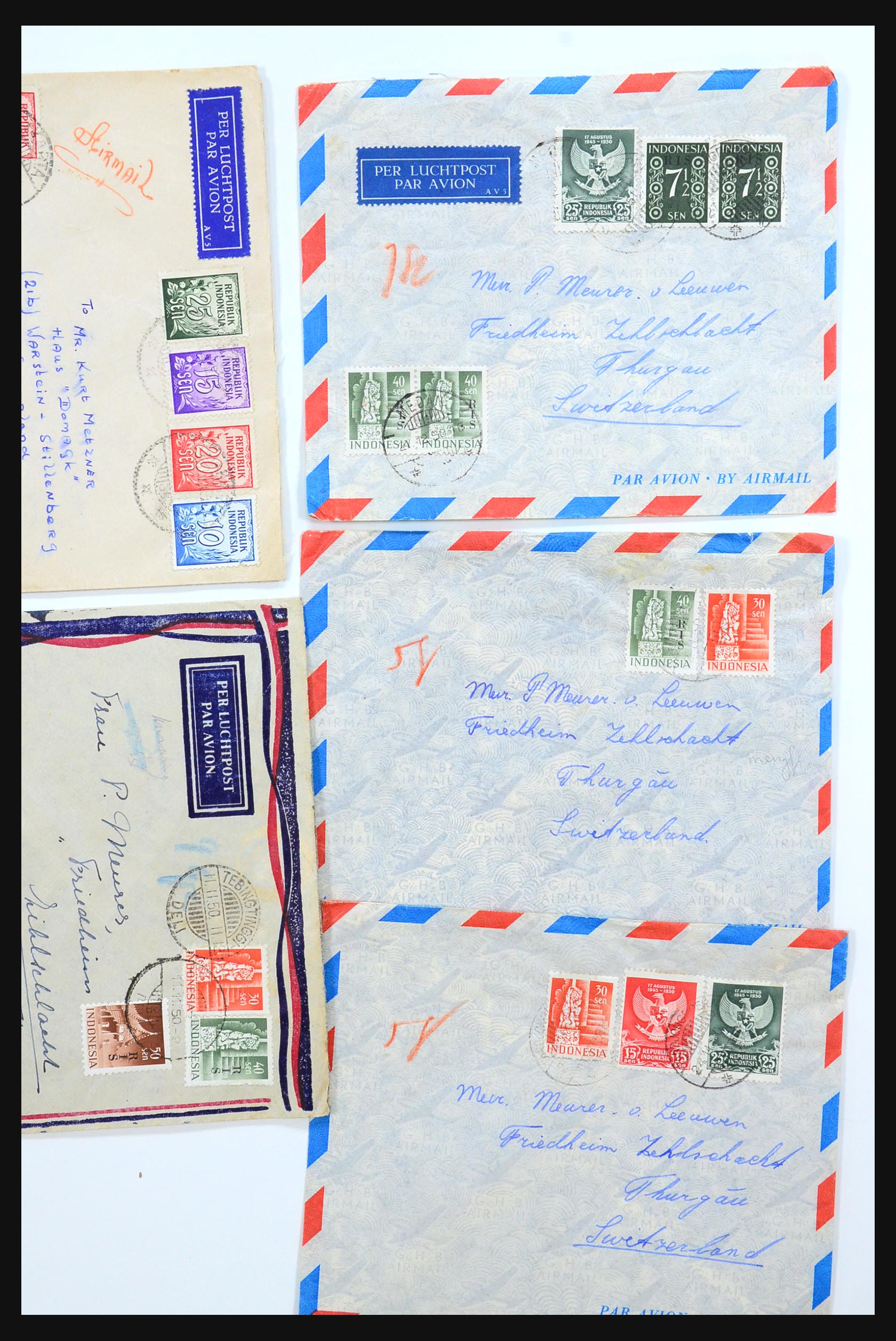 31361 033 - 31361 Netherlands Indies covers 1880-1950.