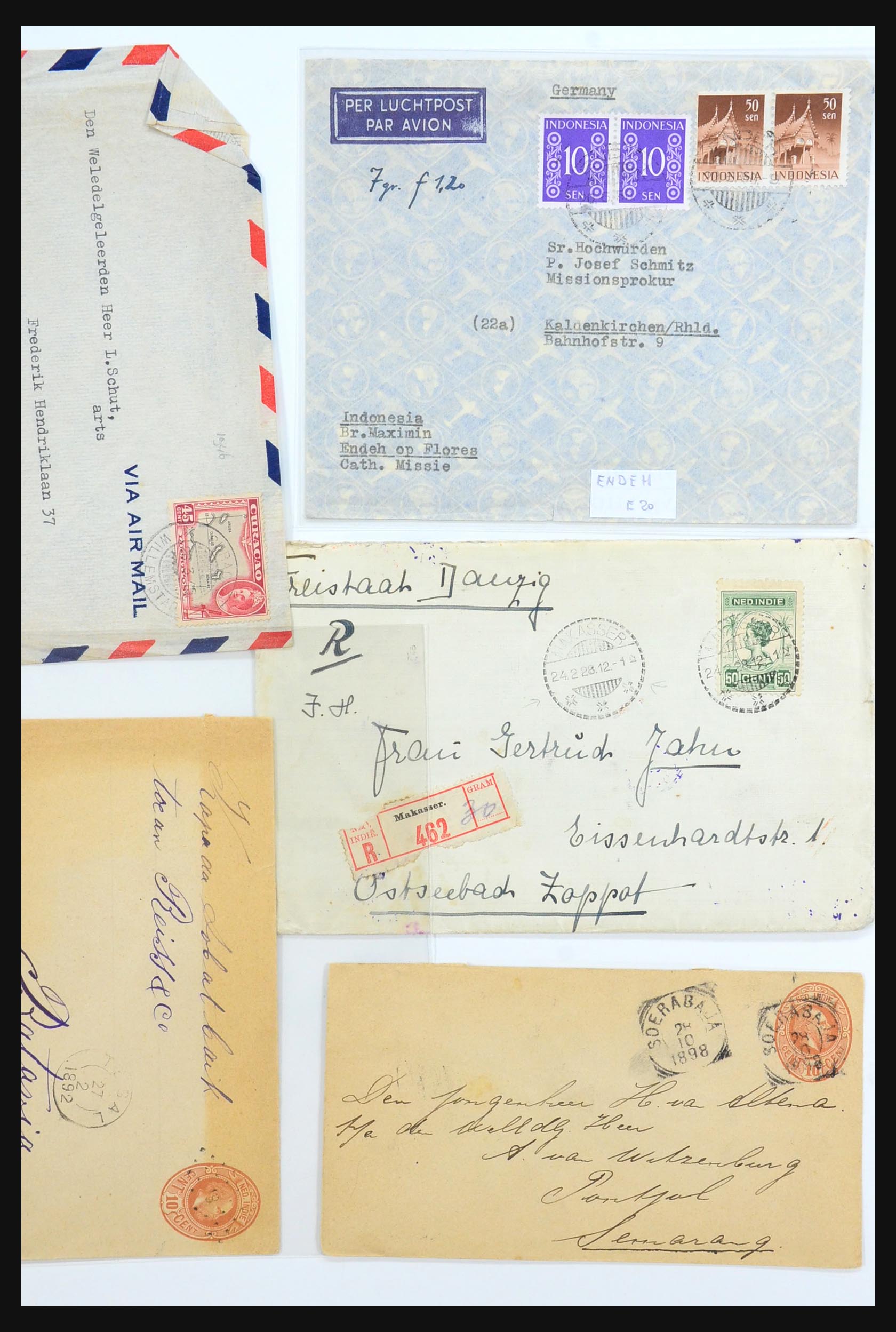 31361 035 - 31361 Netherlands Indies covers 1880-1950.