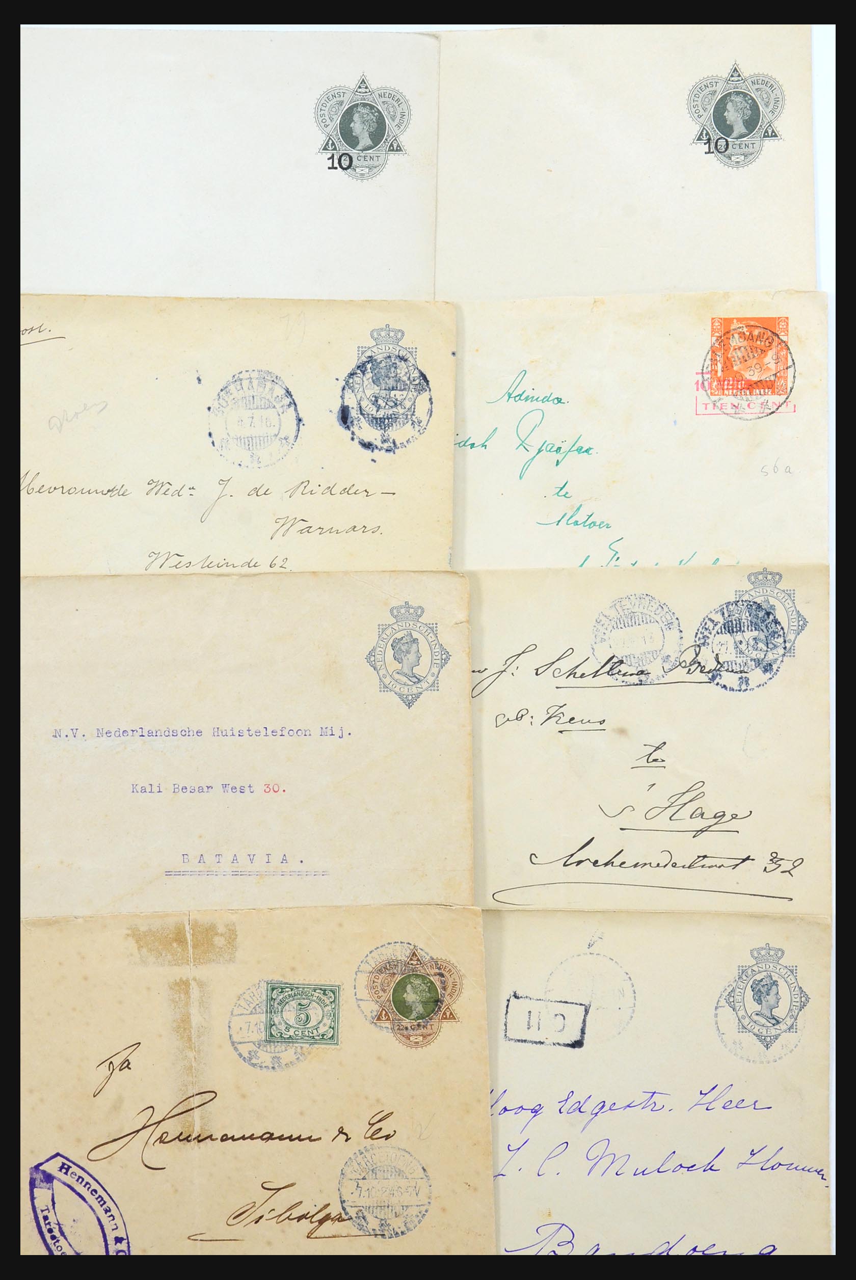 31361 042 - 31361 Netherlands Indies covers 1880-1950.