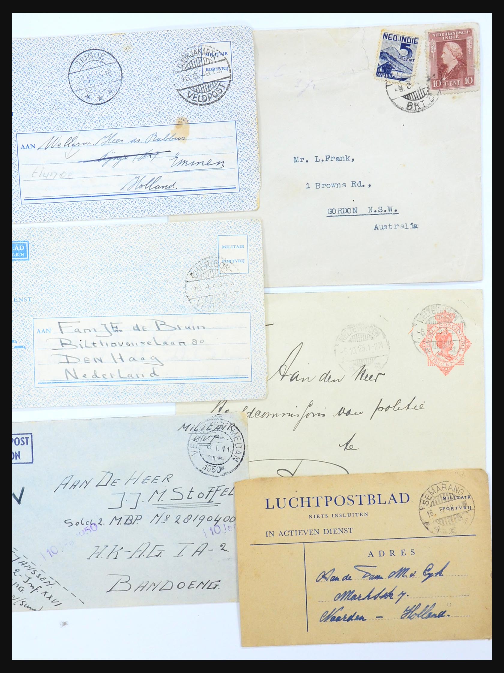 31361 044 - 31361 Netherlands Indies covers 1880-1950.