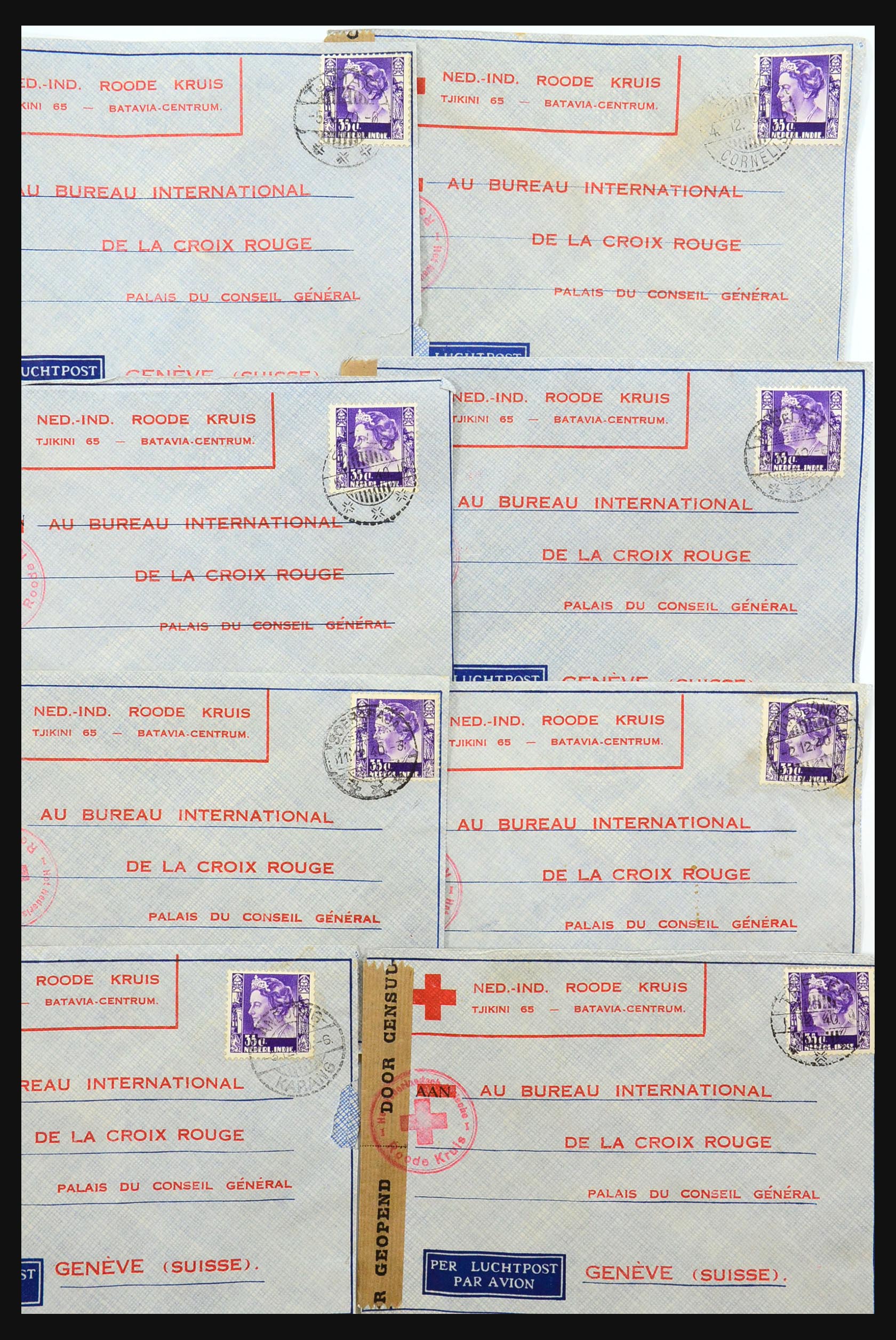 31361 047 - 31361 Netherlands Indies covers 1880-1950.