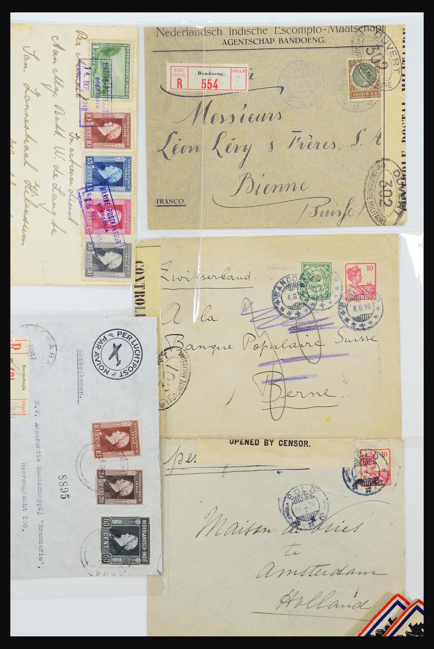 31361 050 - 31361 Netherlands Indies covers 1880-1950.