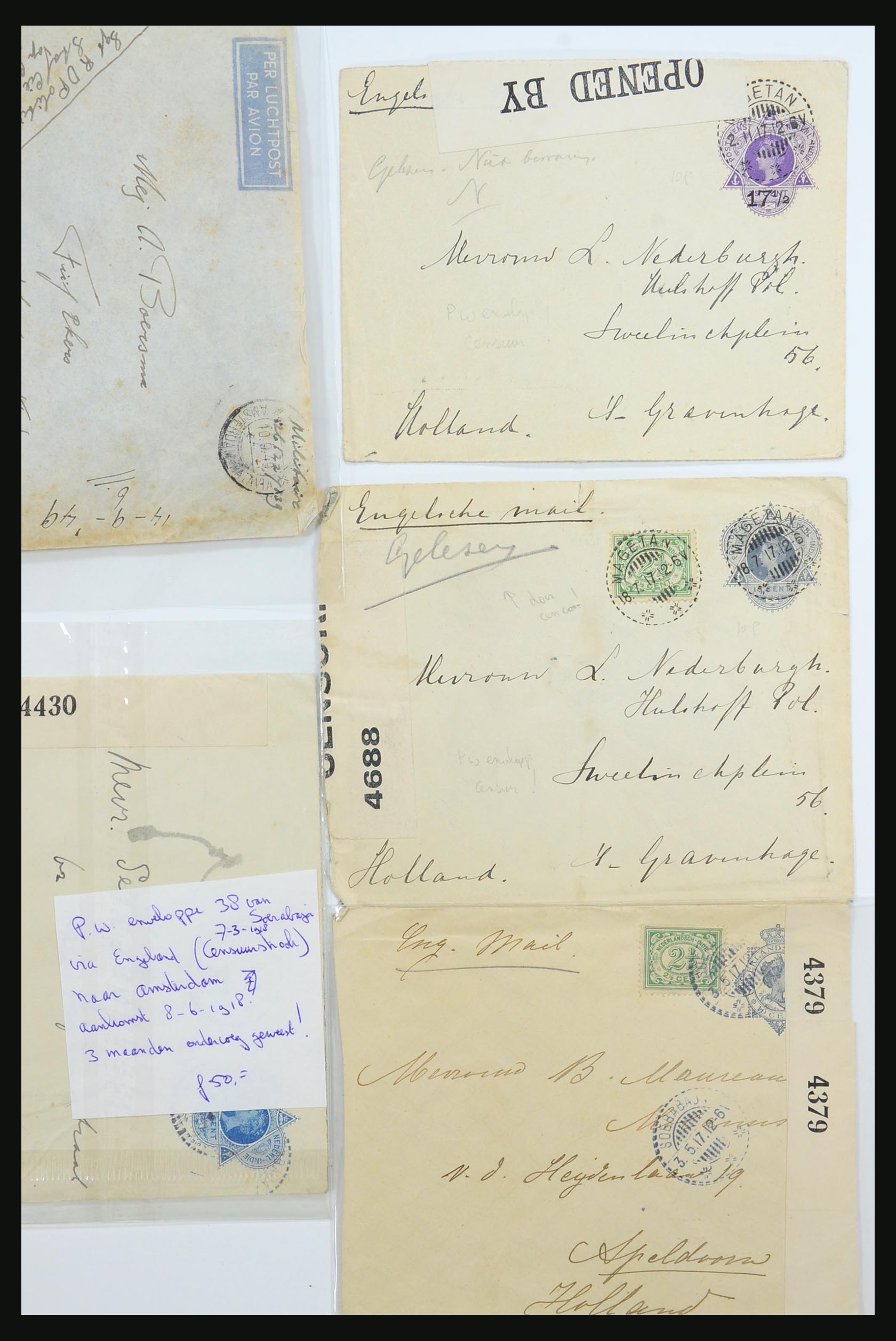 31361 053 - 31361 Netherlands Indies covers 1880-1950.